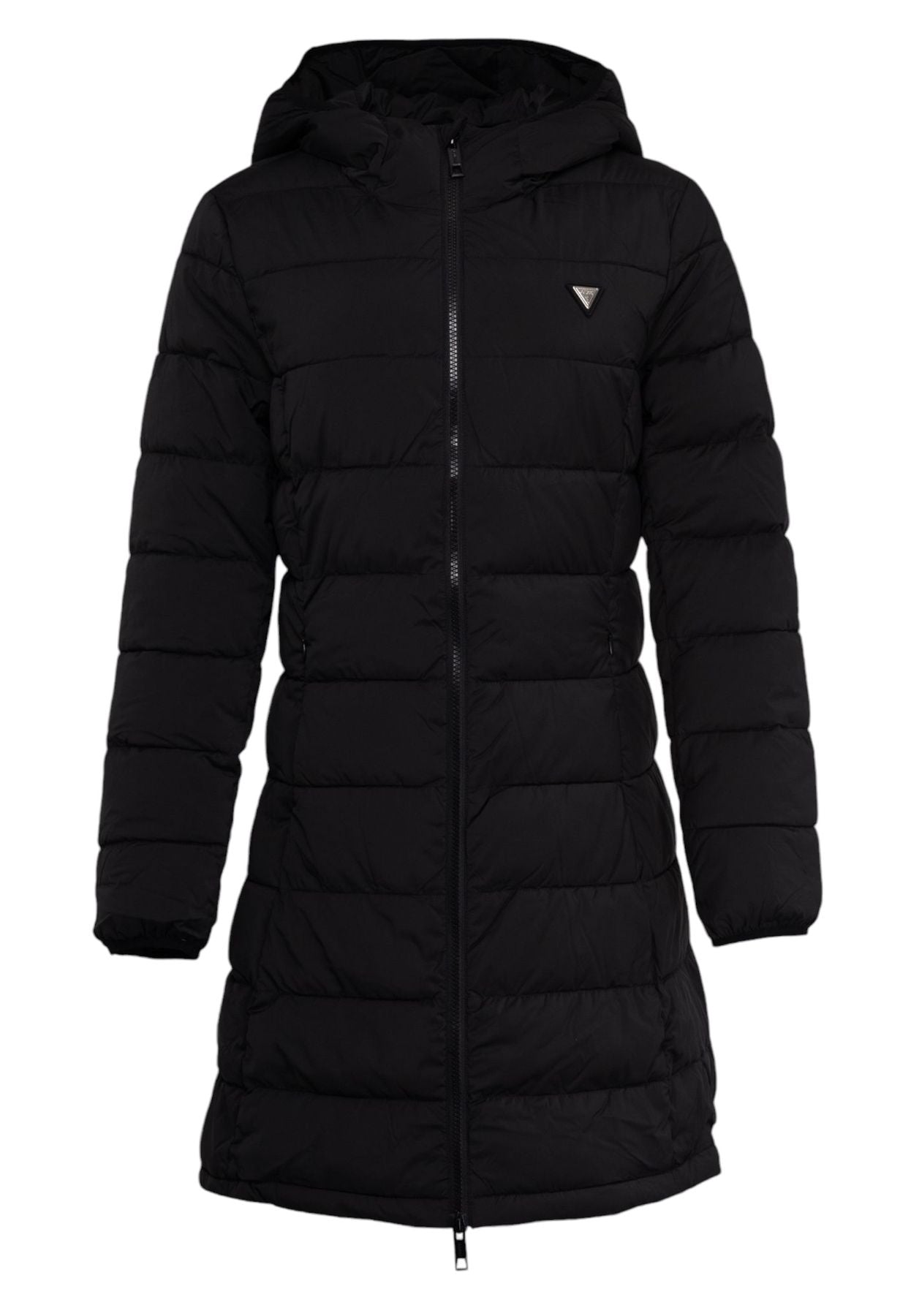 Piumino Lungo Donna Guess Con Cappuccio New Aleta V4YL05WF3X0