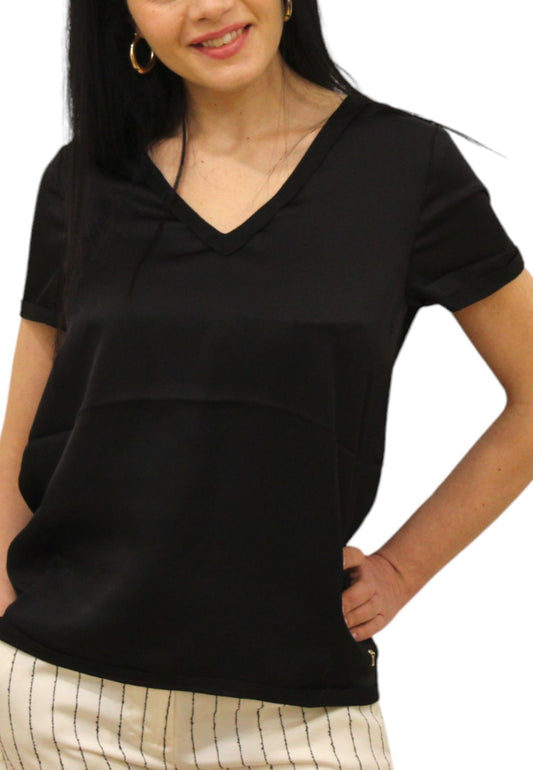 Blusa Manica Corta Donna Kocca Kusanga P24PBL1428ABUN0000