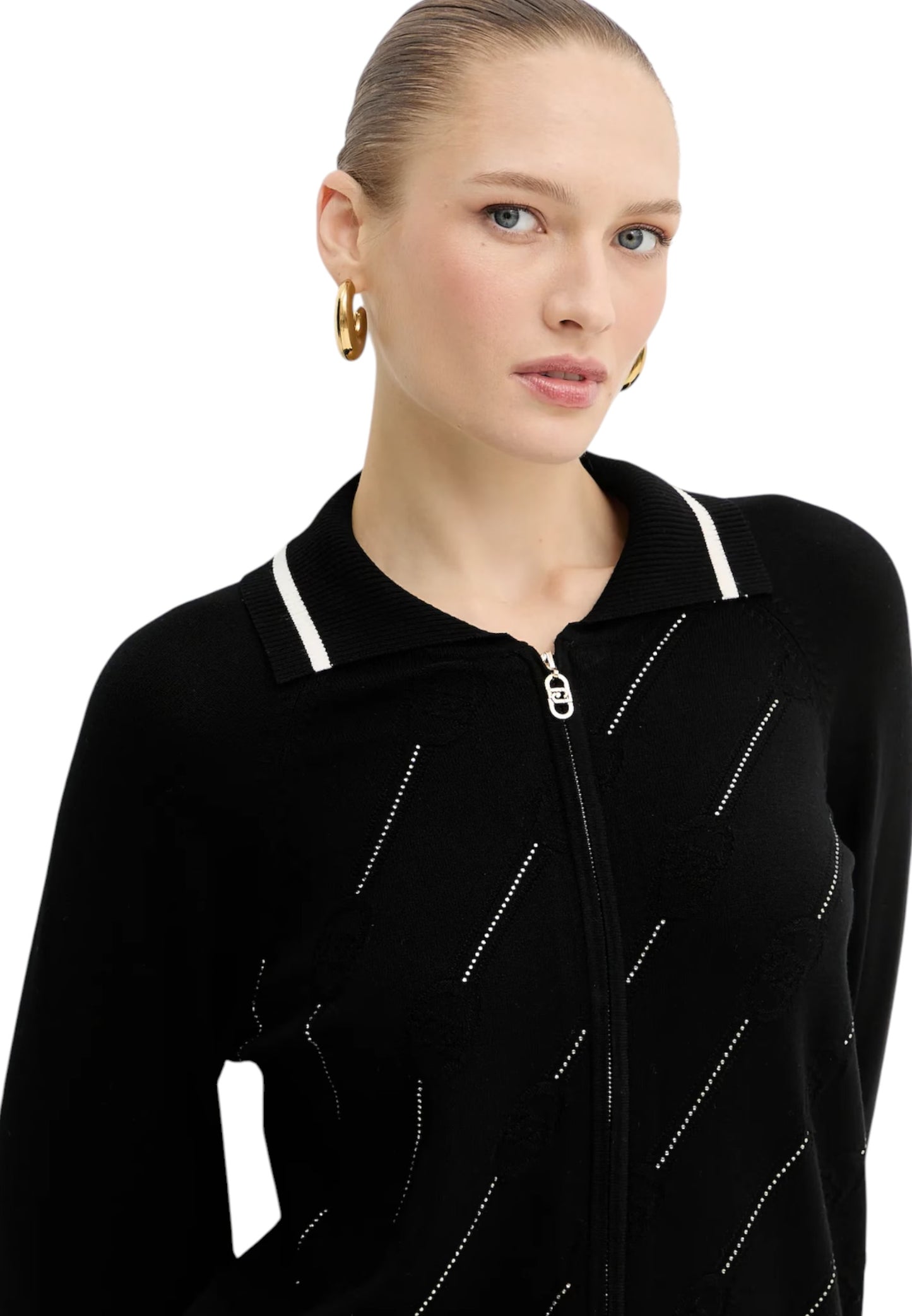 Cardigan Donna Liu Jo Con Zip TF5032MS63L