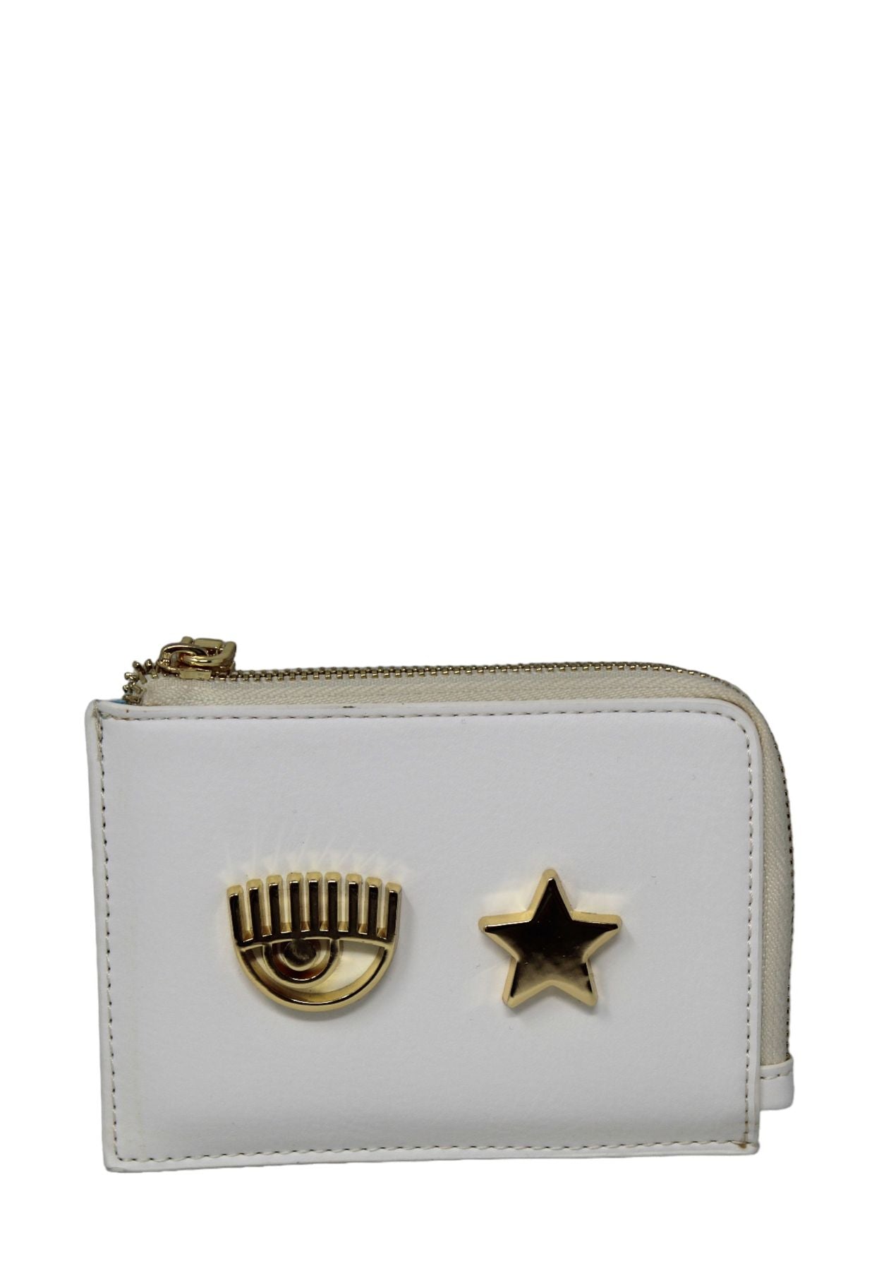 Portafoglio Con Zip Donna Chiara Ferragni Porta Monete Metal Eye Star 76SB5PM2ZSA27