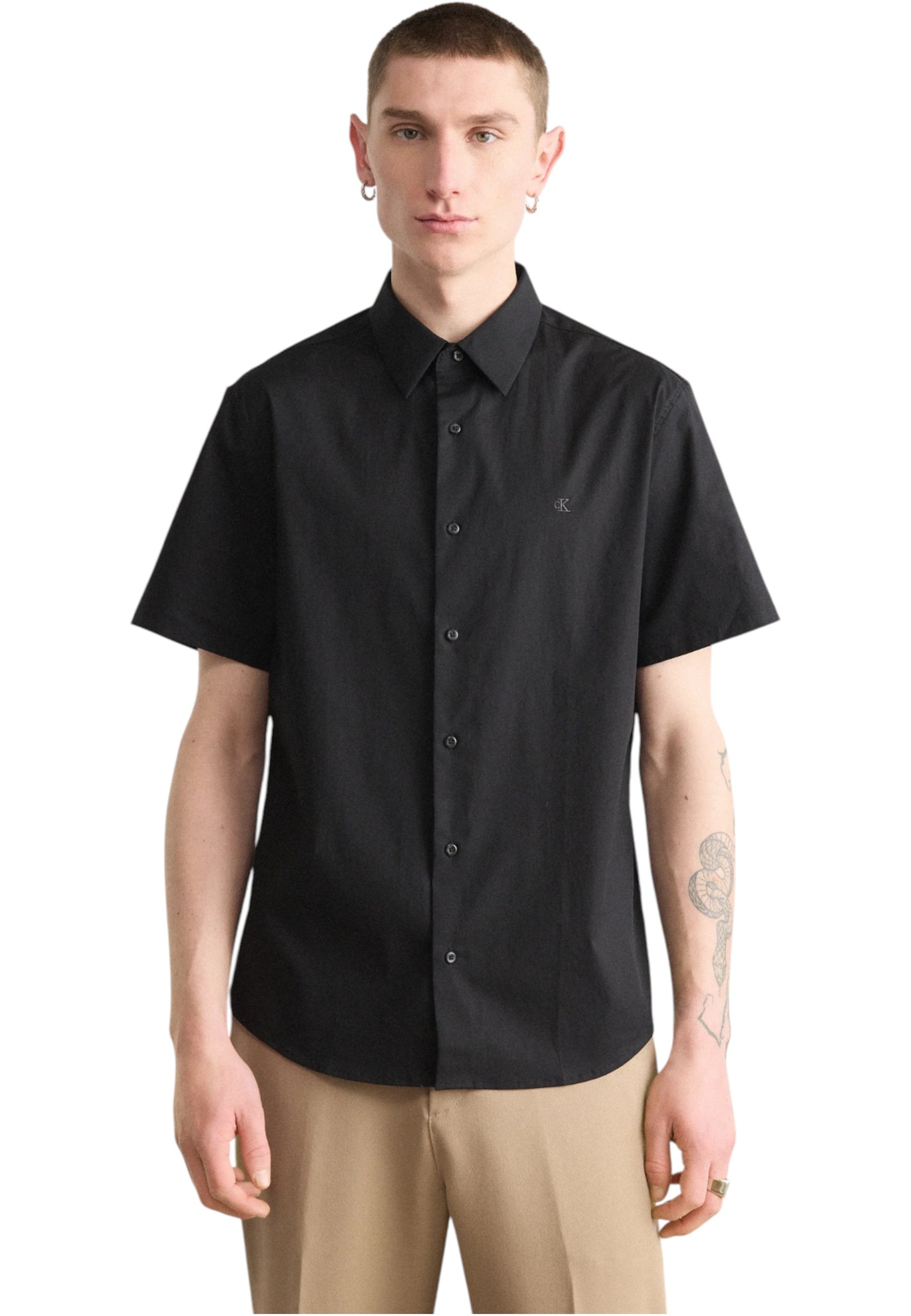 Camicia Manica Corta Uomo Calvin klein LV04LB125G