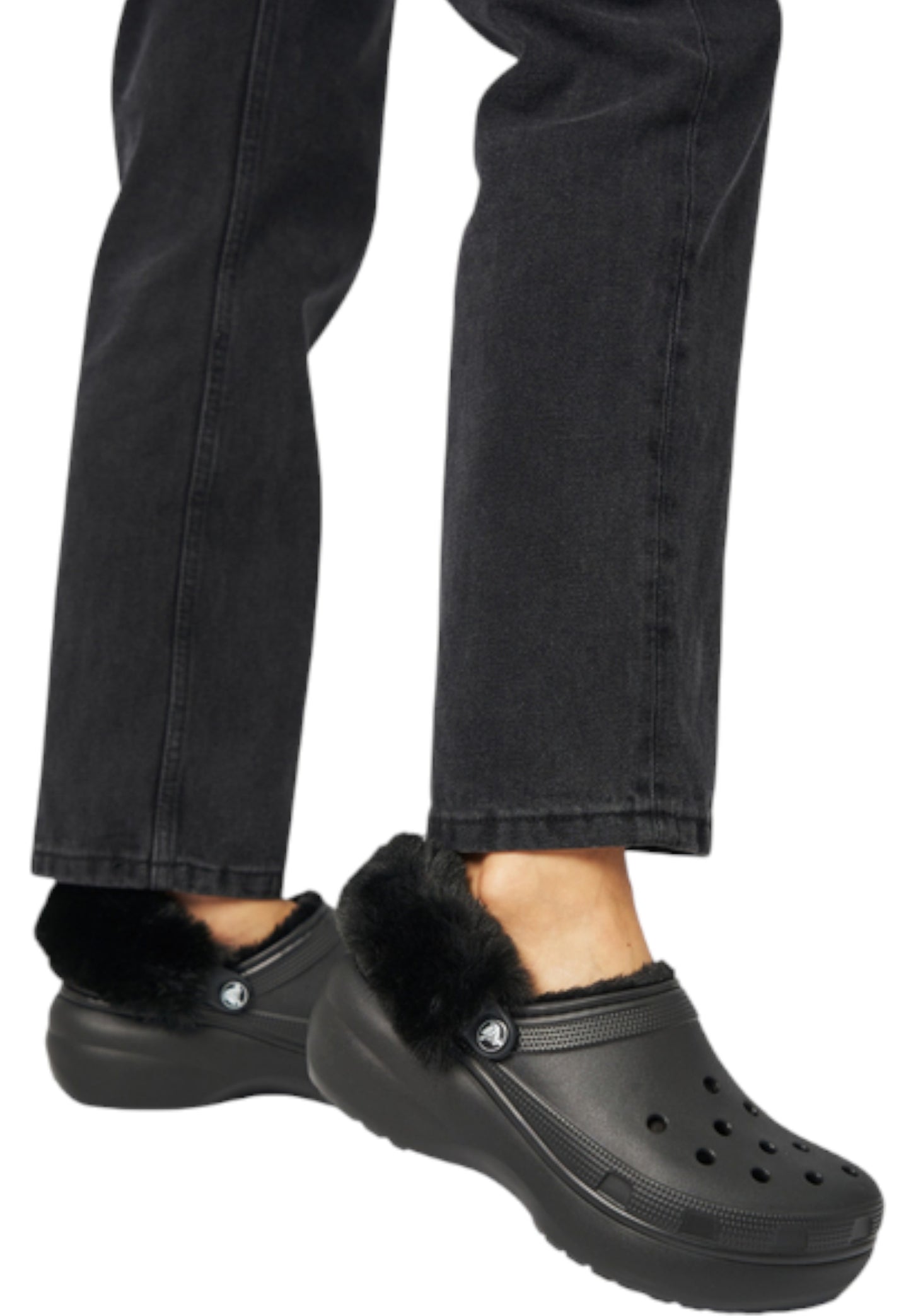 Ciabatte Donna Crocs Classic Platform Fuzz Lined Cg CR.212854