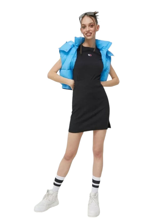 Gonna Corta Donna Tommy Jeans Side Slit Bodycon DW0DW15385