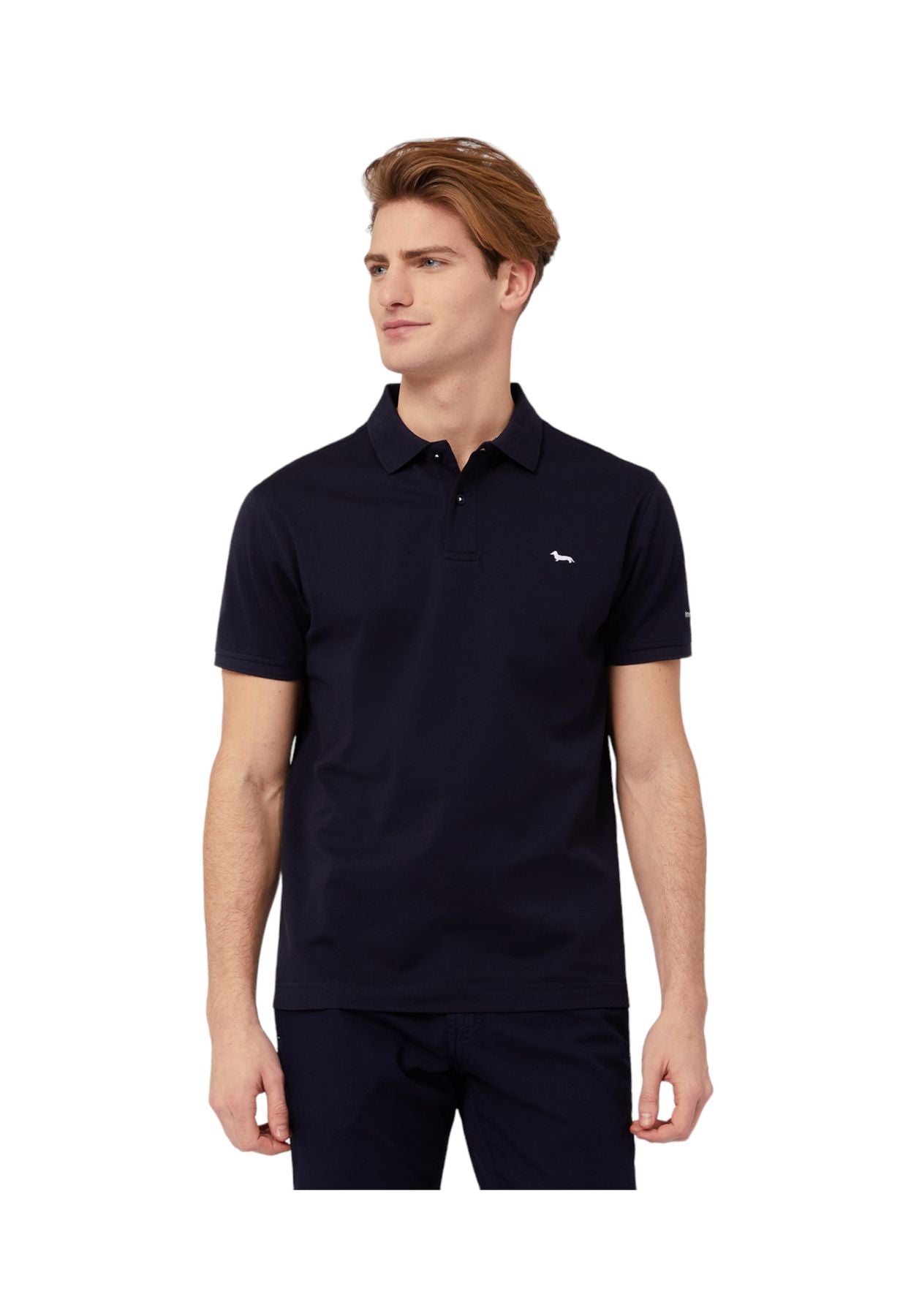Polo Manica Corta Uomo Harmont & Blaine Con Lettering E Logo LRL030021148