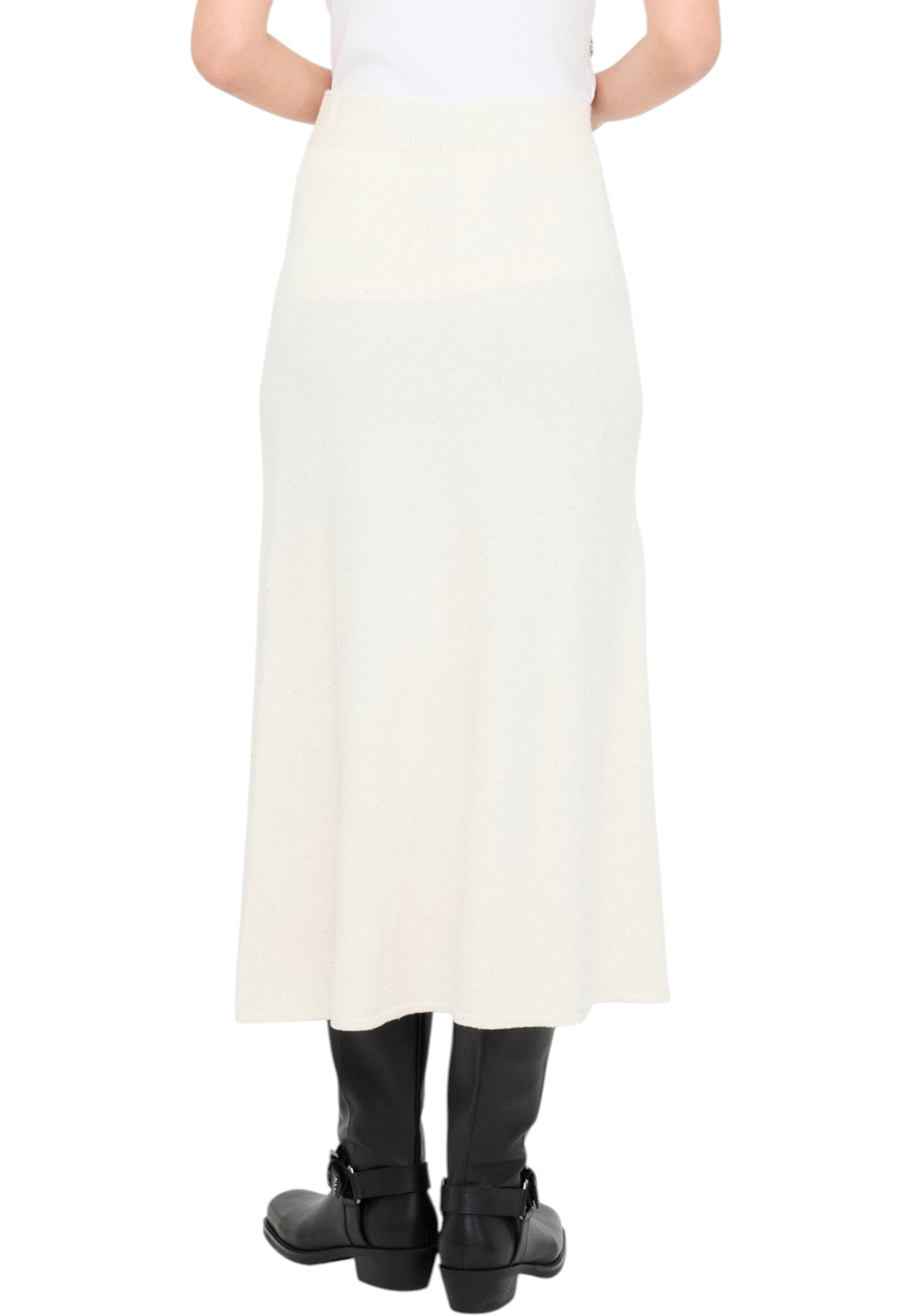 Gonna Midi Donna Liu Jo In Maglia MF5295MA27R