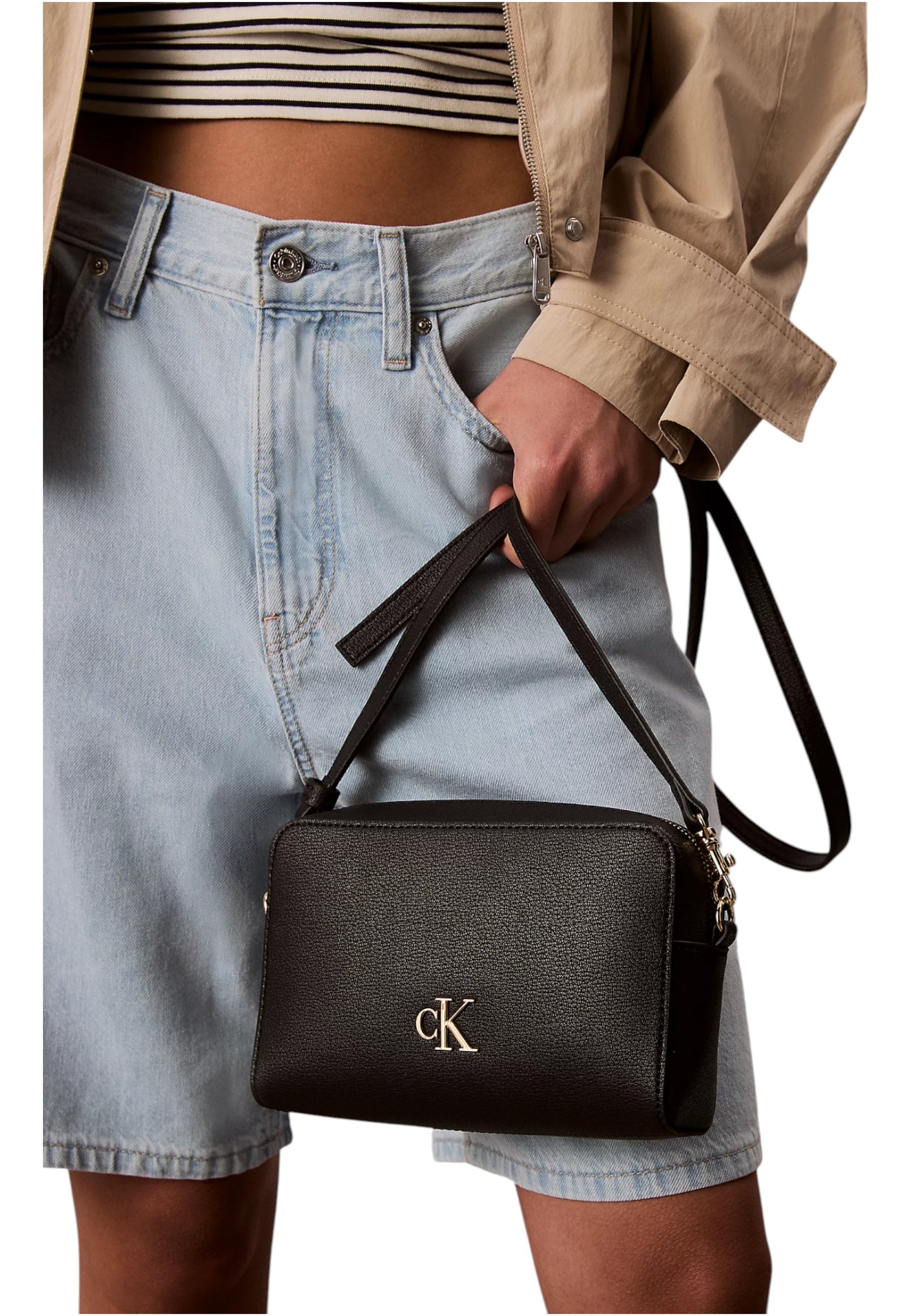 Borsa A Tracolla Donna Calvin klein Jeans Ew Camera Bag Minimal Monogram