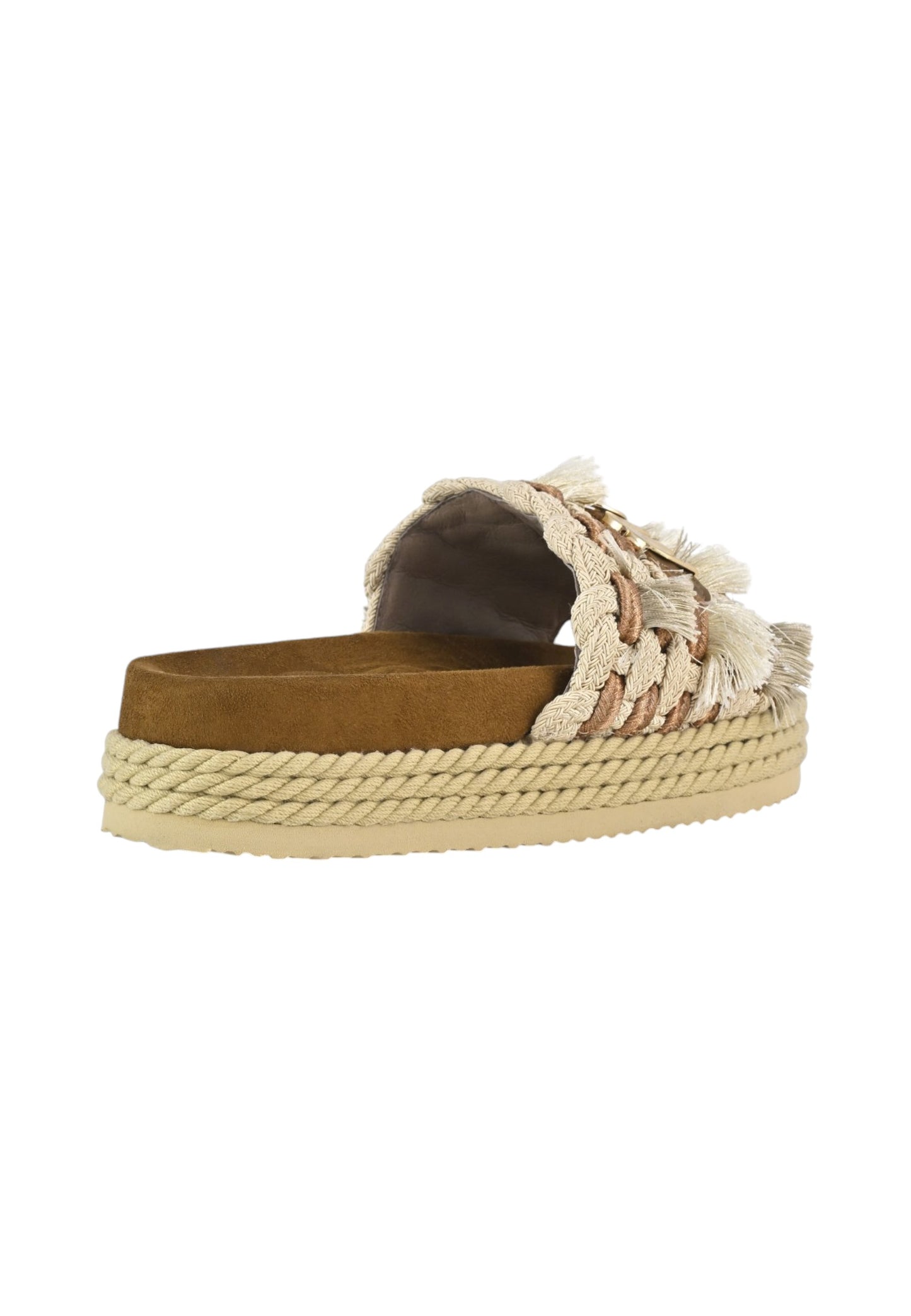 Sandali Donna Mou Monoband rope sandal fringes