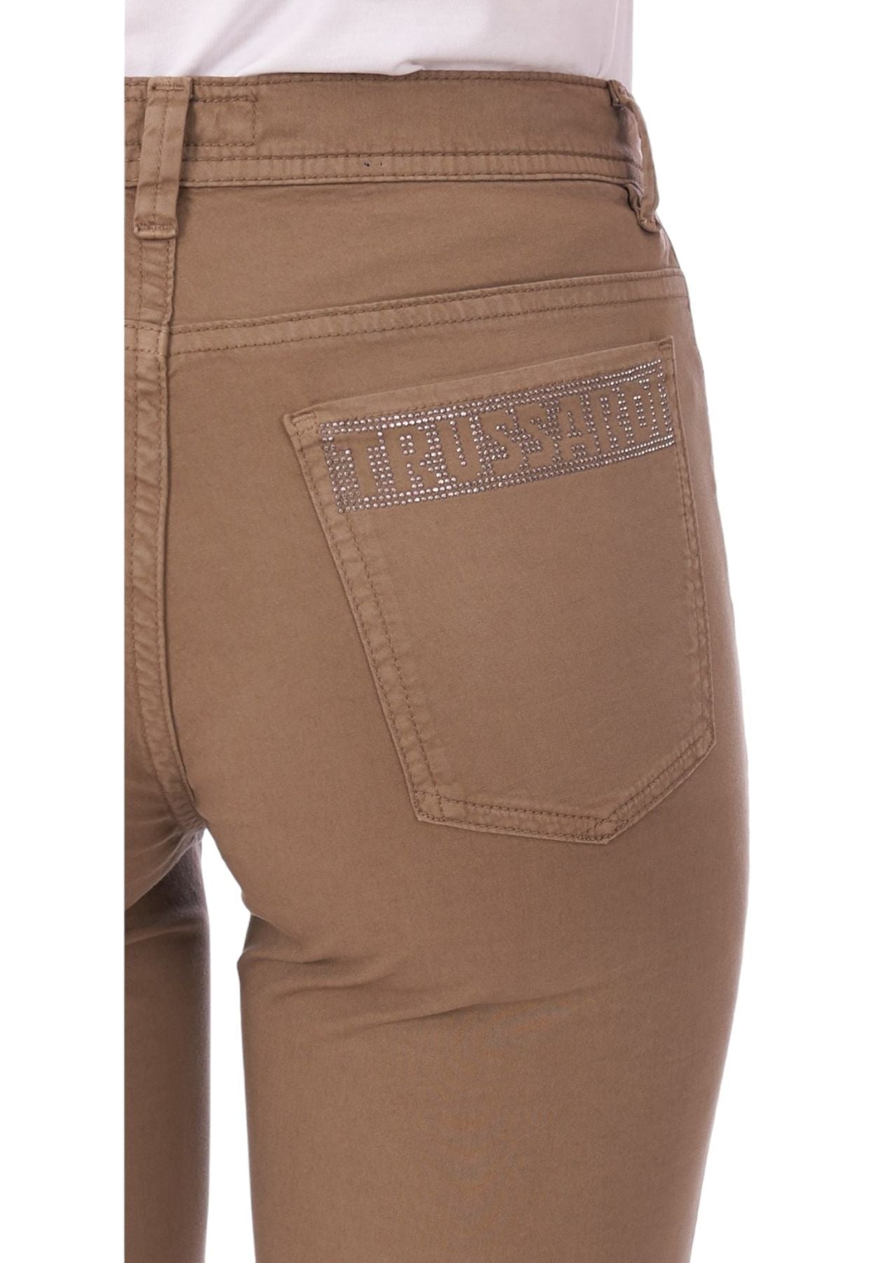 Pantaloni Donna Trussardi 5 Pocket 105 Skinny Color Light Gabardine 56J00002-1Y000202