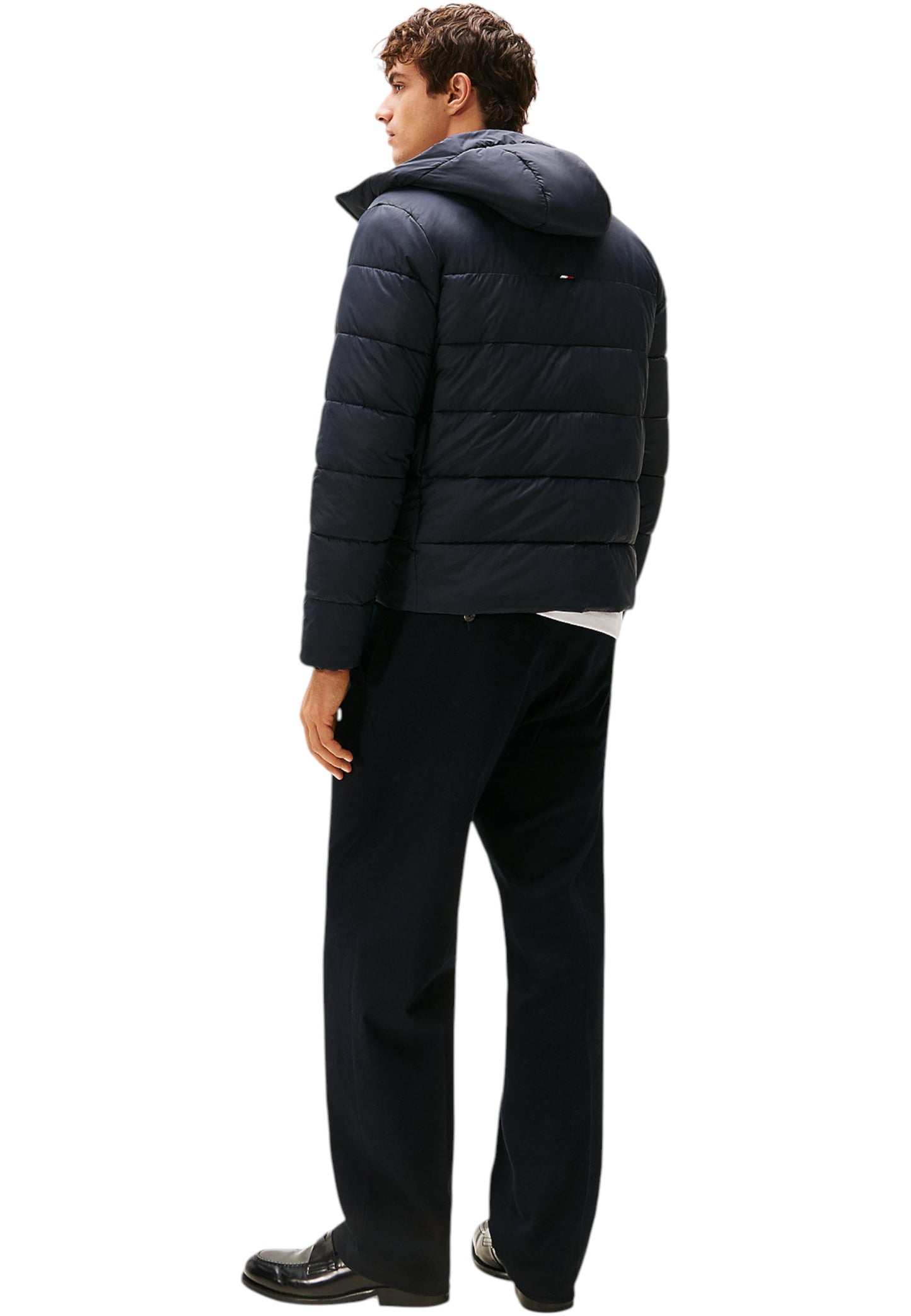 Piumino Corto Uomo Tommy Hilfiger Con Cappuccio Mid Weight MW0MW41983