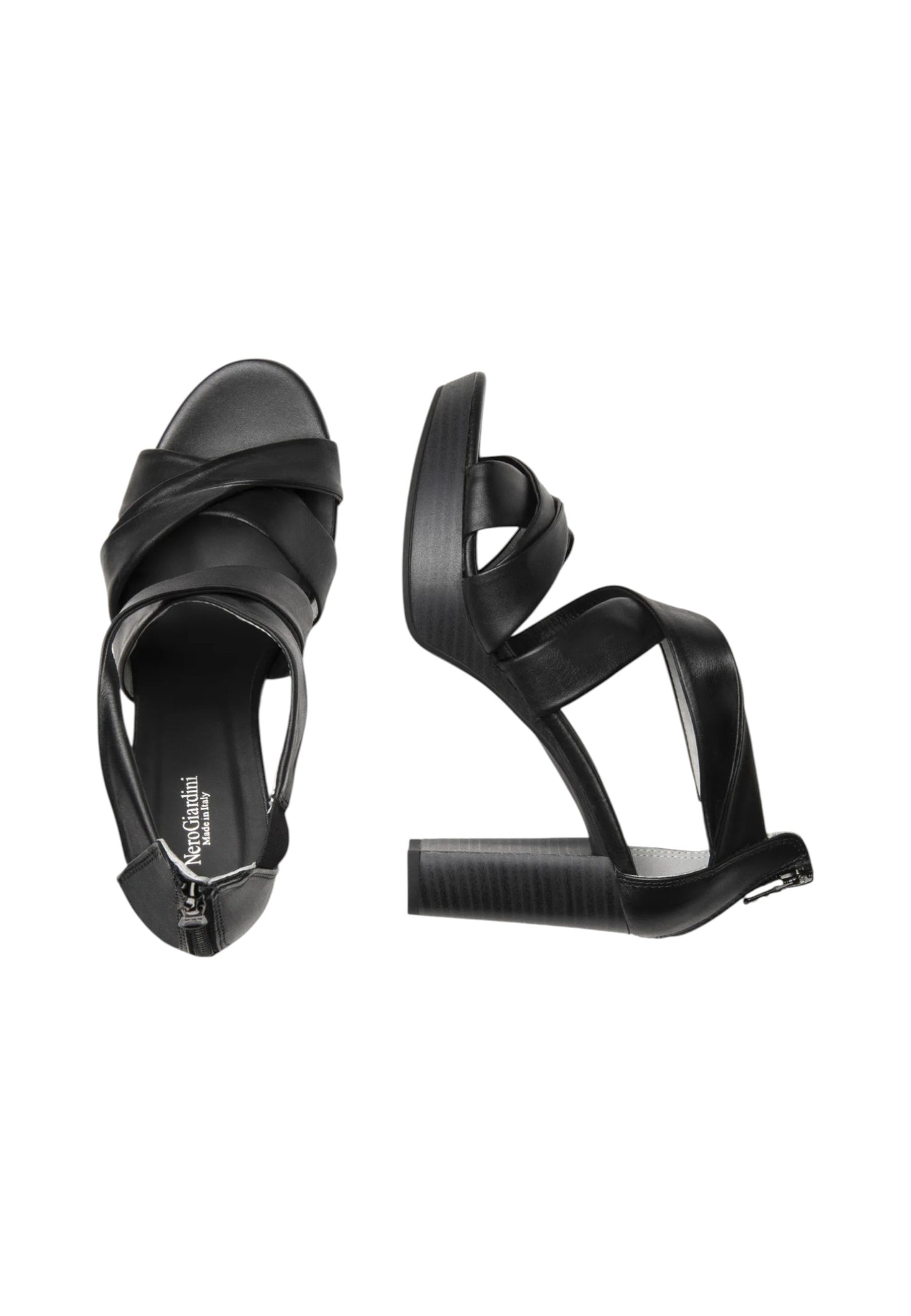 Sandali Con Tacco Donna Nero Giardini