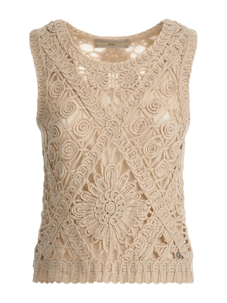 Top Senza Maniche Donna Guess W2GR42Z2ZS0