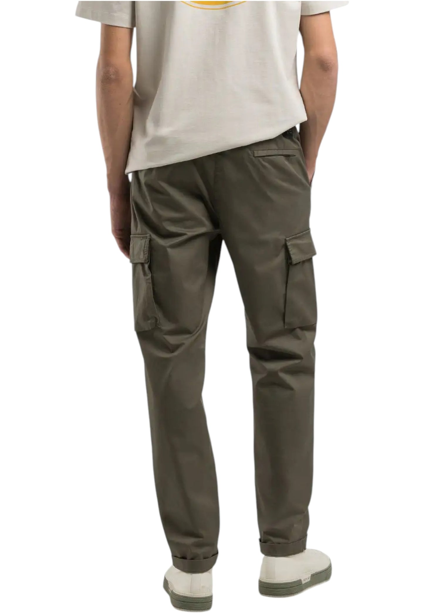 Pantaloni Cargo Uomo Replay In Twill