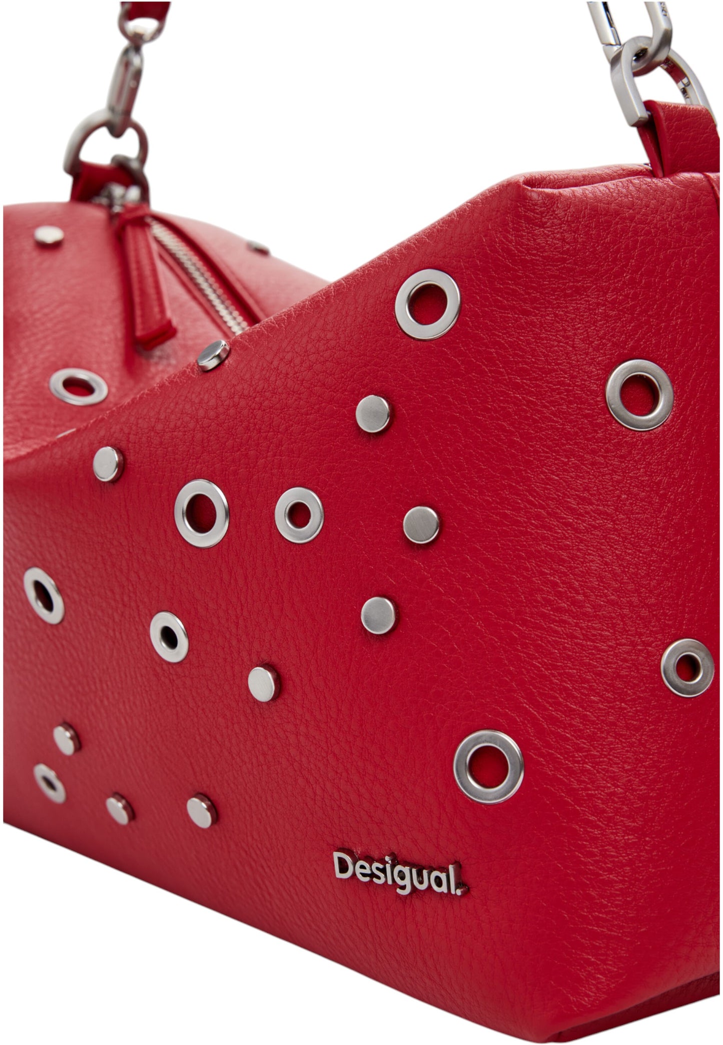 Borsa A Mano Donna Desigual Rebel Bergamo Red