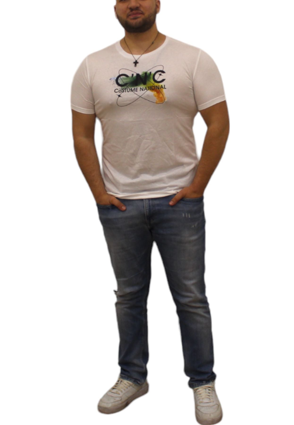 T-Shirt Manica Corta Uomo C'N'C Costume National NMS37008TS9700