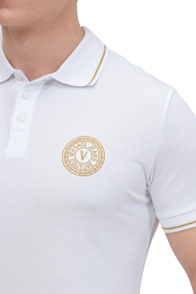 Polo Manica Corta Uomo Versace Jeans Couture 71GAGT01CJ01T