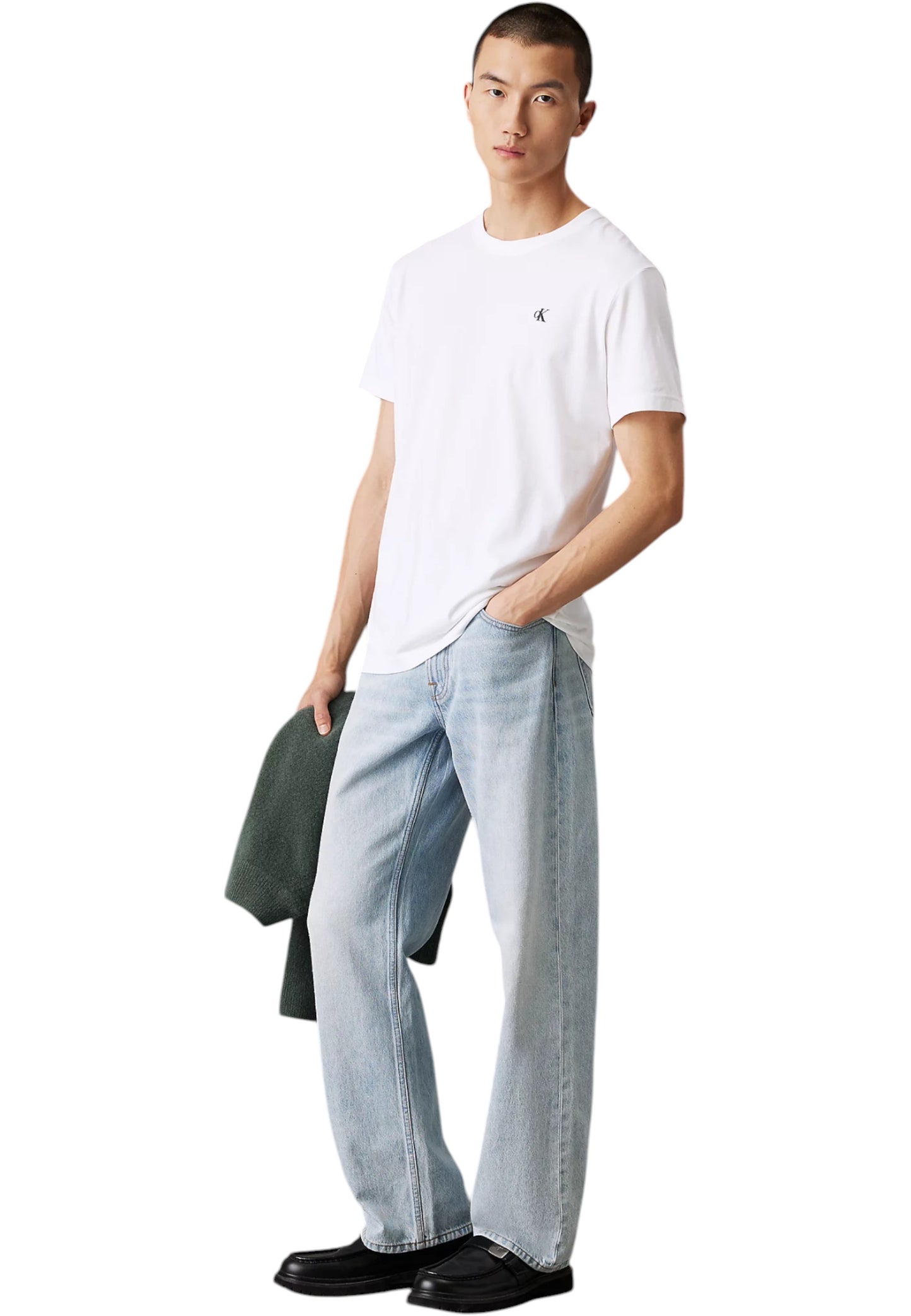 T-Shirt Manica Corta Uomo Calvin klein Jeans  Typeface Graphic