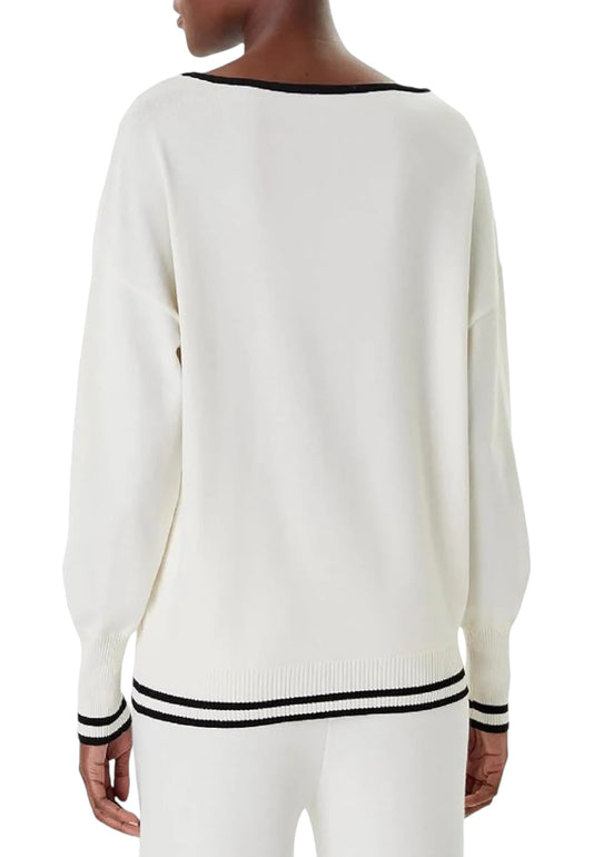 Maglia Scollo A Barca Donna Liu Jo TF5206MS63L