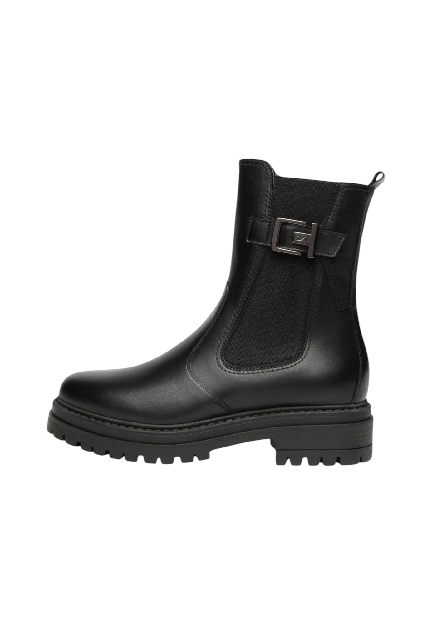 Stivaletti Chelsea Donna Nero Giardini Tacco 4 CM I514830D
