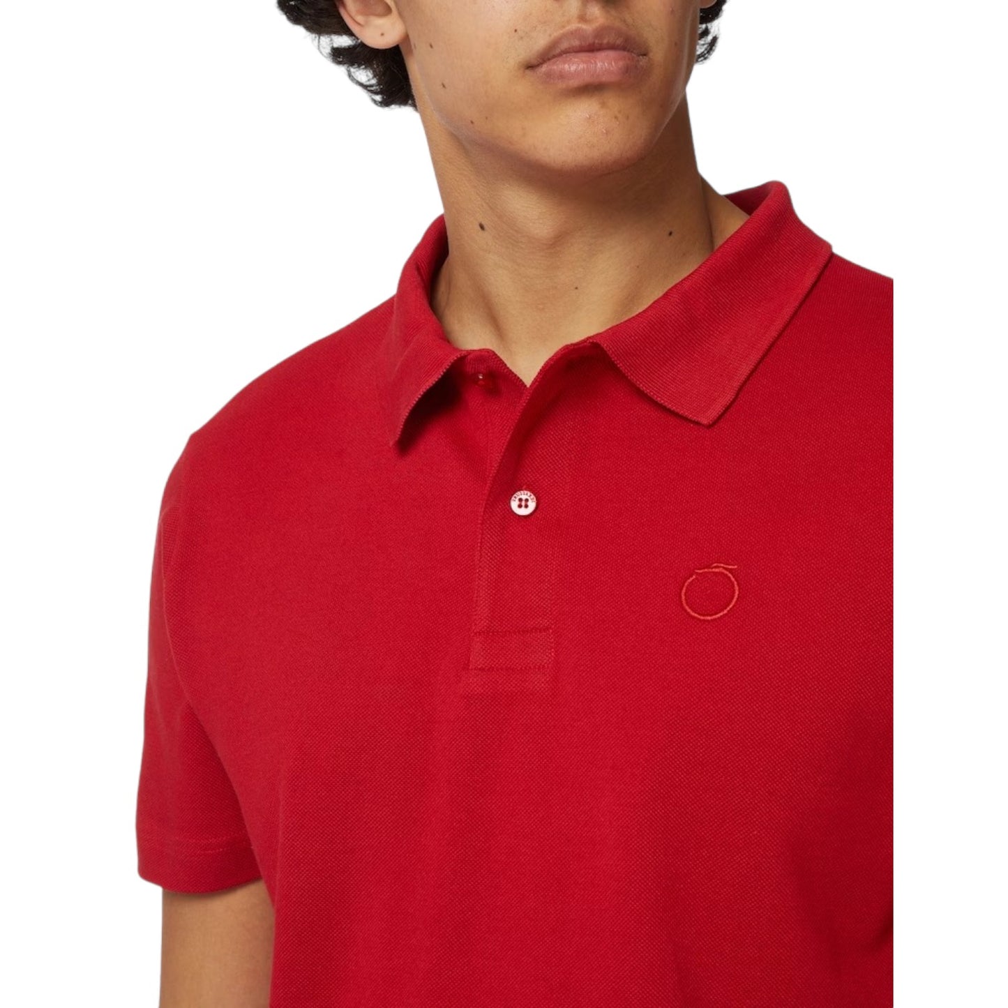 Polo Manica Corta Uomo Trussardi Greyhound Embroidery Cotton Piquet 52T00712-1T005648