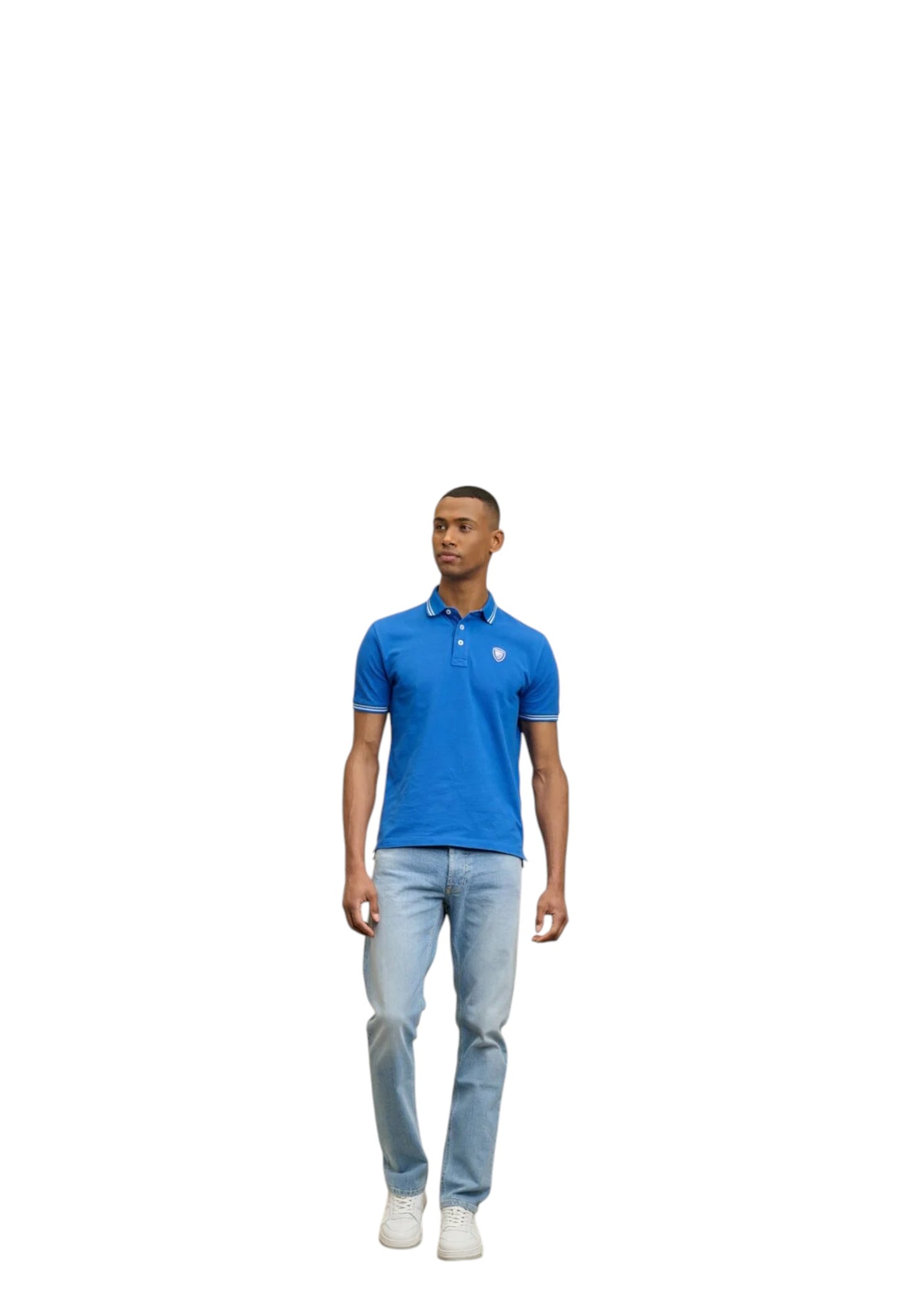 Polo Manica Corta Uomo Blauer