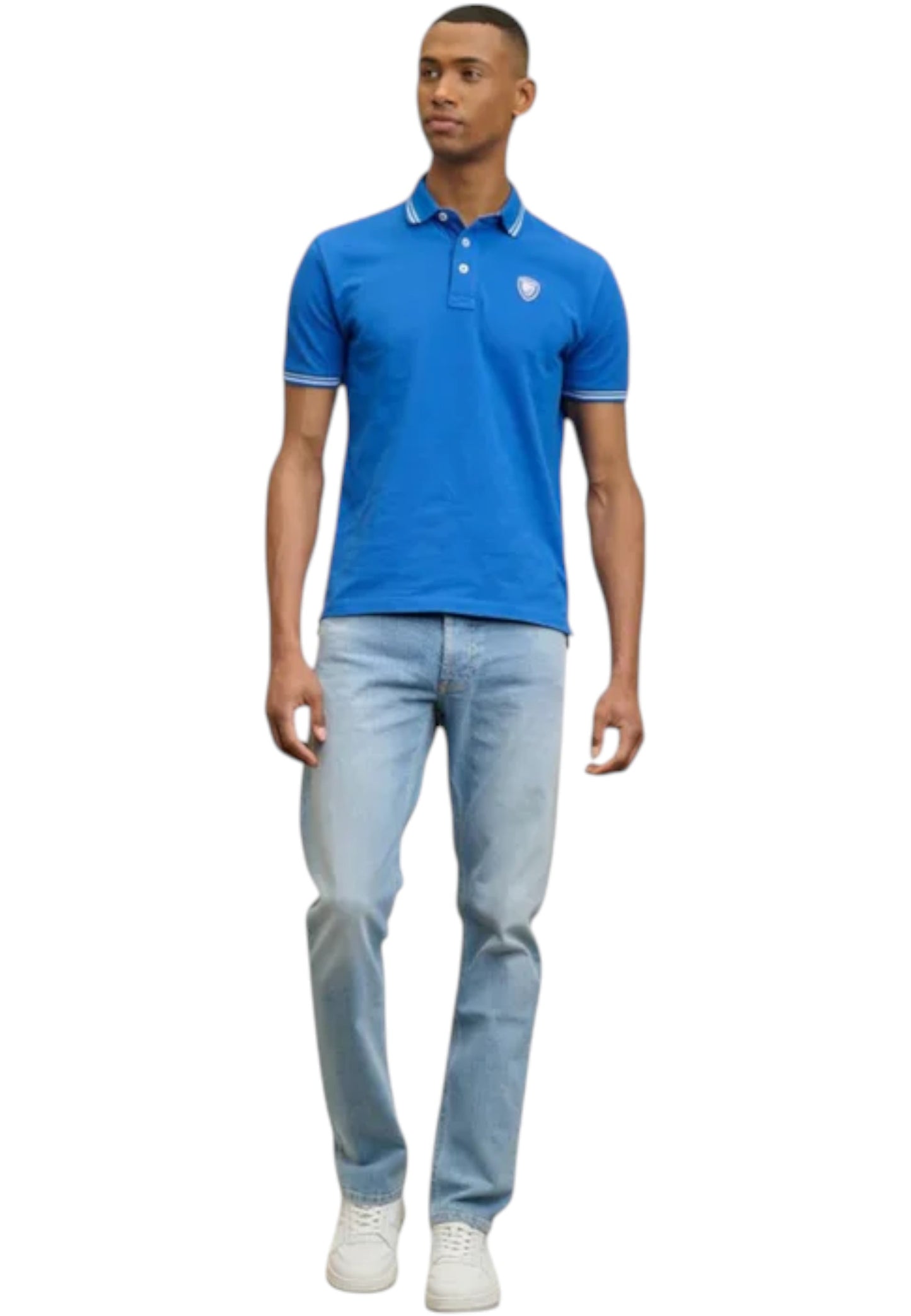 Polo Manica Corta Uomo Blauer