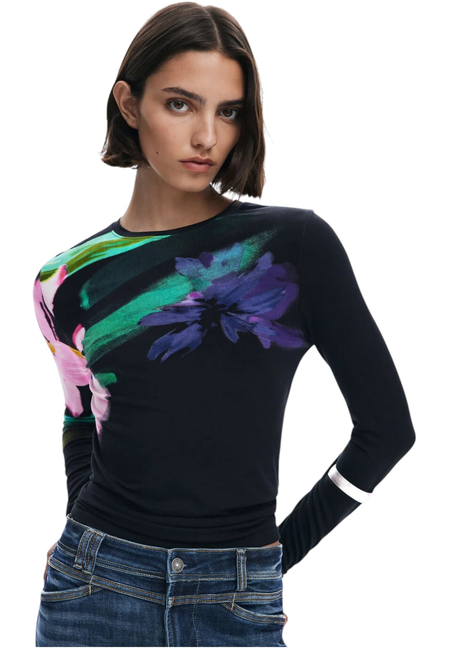 T-Shirt Donna Desigual Ts Lena 25WWTK32