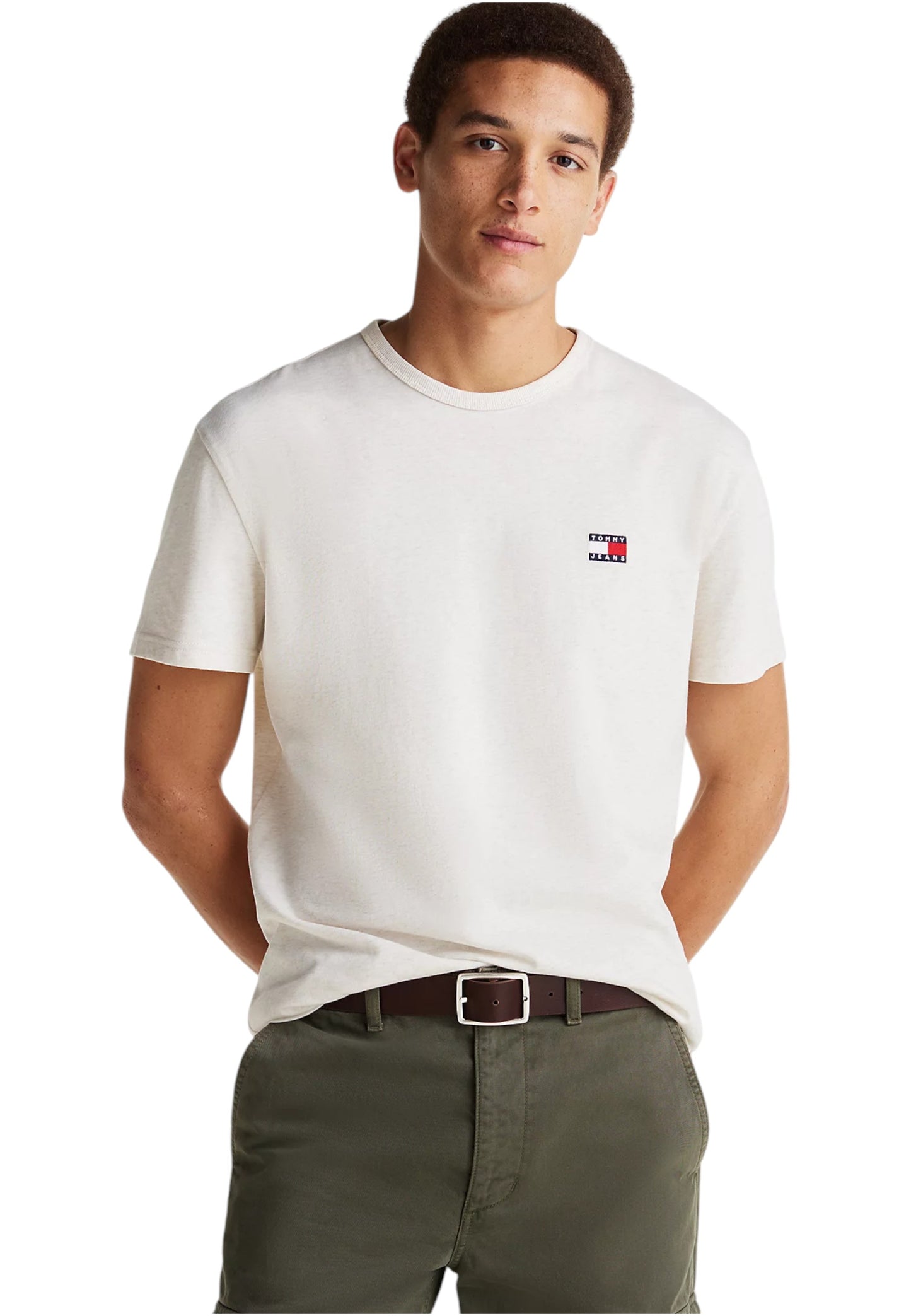T-Shirt Manica Corta Uomo Tommy Jeans Tjm Reg Badge Ex