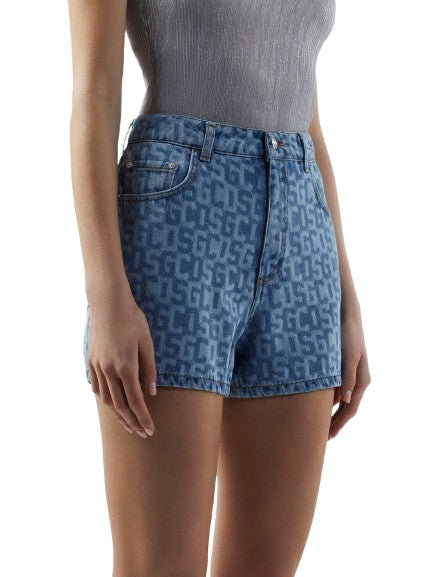 Pantaloncini Jeans Donna Gcds  Monogram