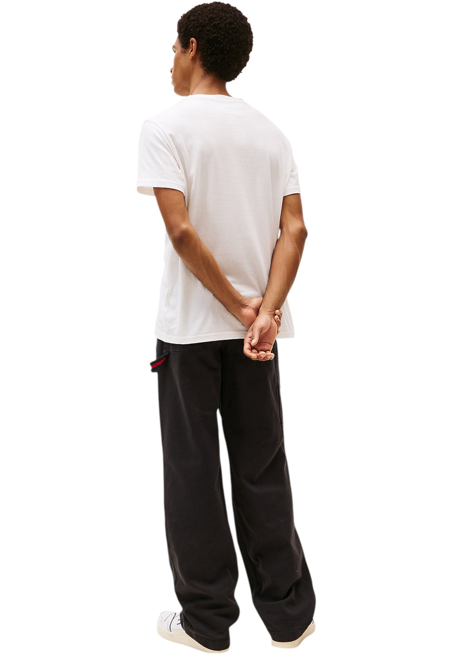 T-Shirt Manica Corta Uomo Tommy Jeans Tjm Slim Linear Ches DM0DM21780