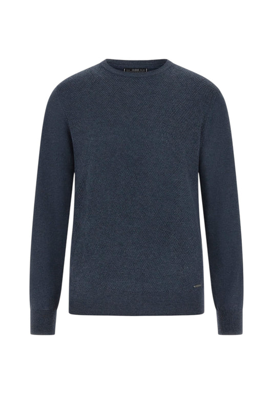 Maglione A Girocollo Uomo Guess  Jamaar Stitched M5BR08Z0432