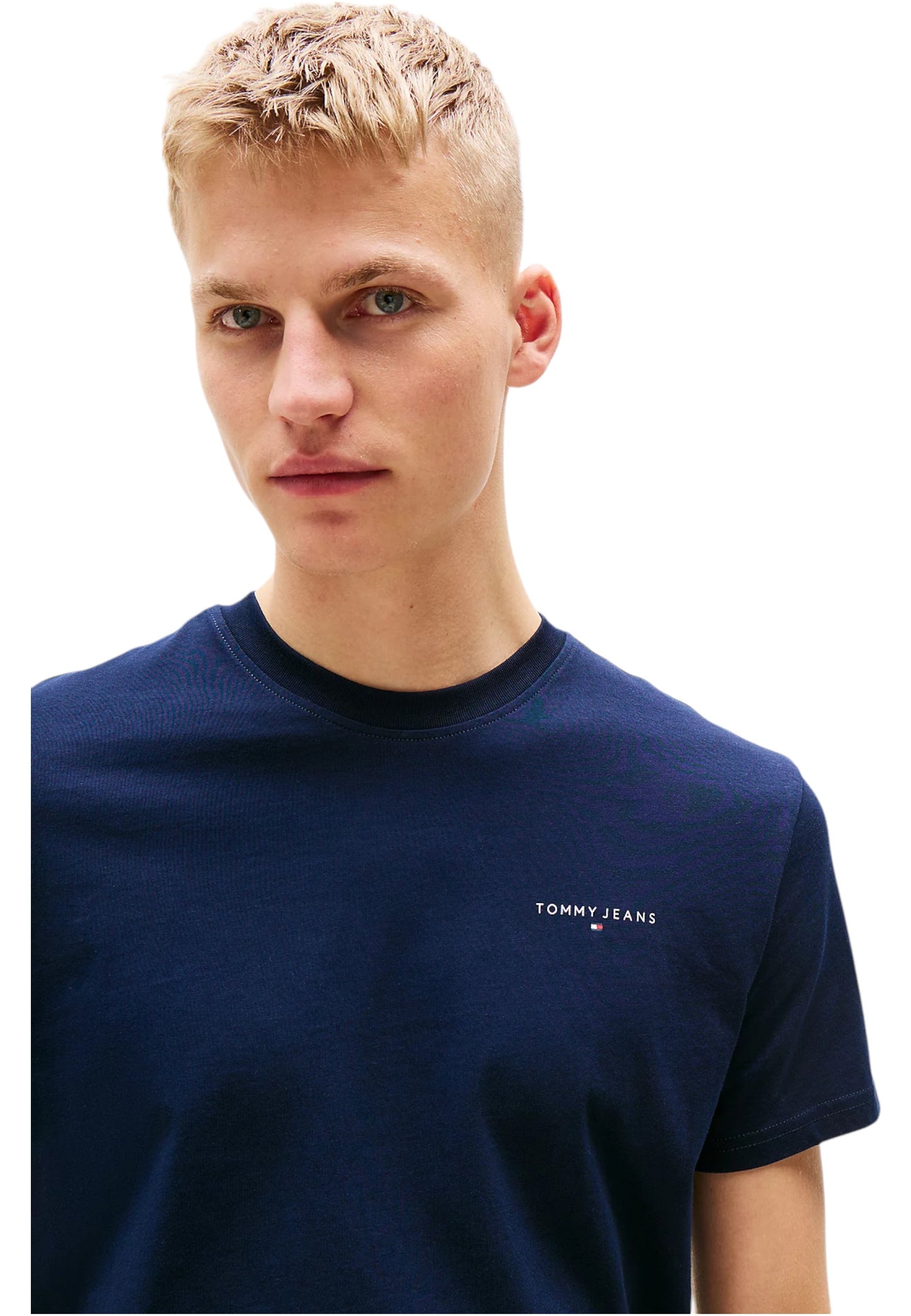 T-Shirt Manica Corta Uomo Tommy Jeans  Tjm Slim Linear Chest