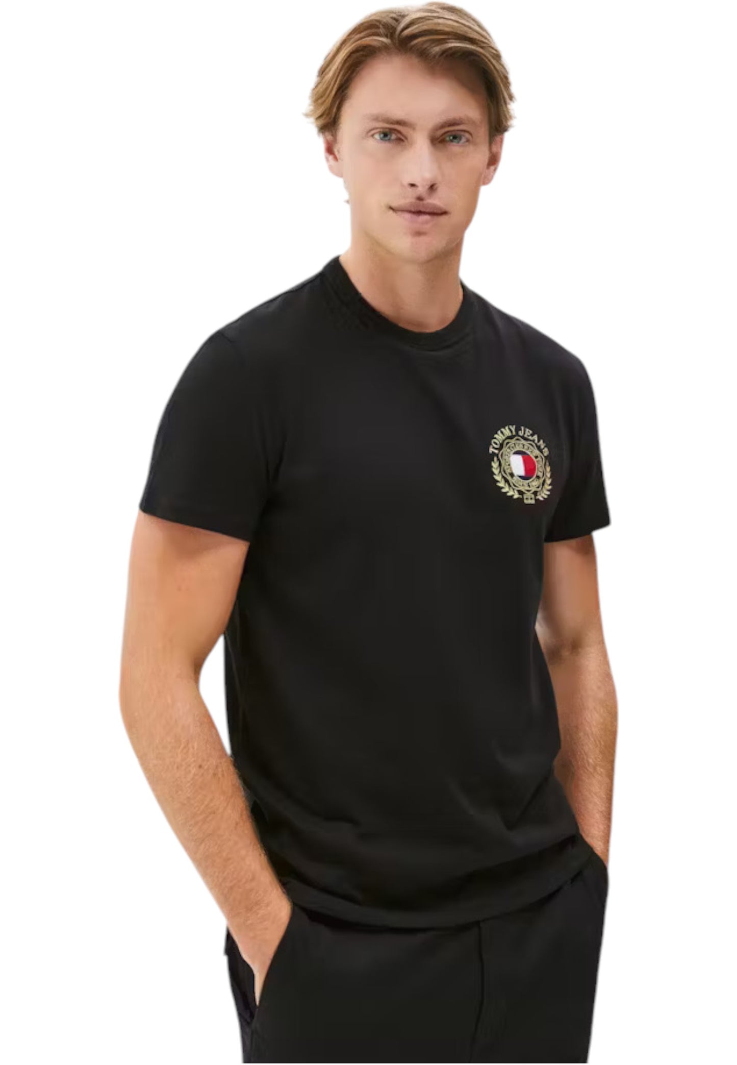 T-Shirt Manica Corta Uomo Tommy Jeans  Tjm Reg Tommy Crest