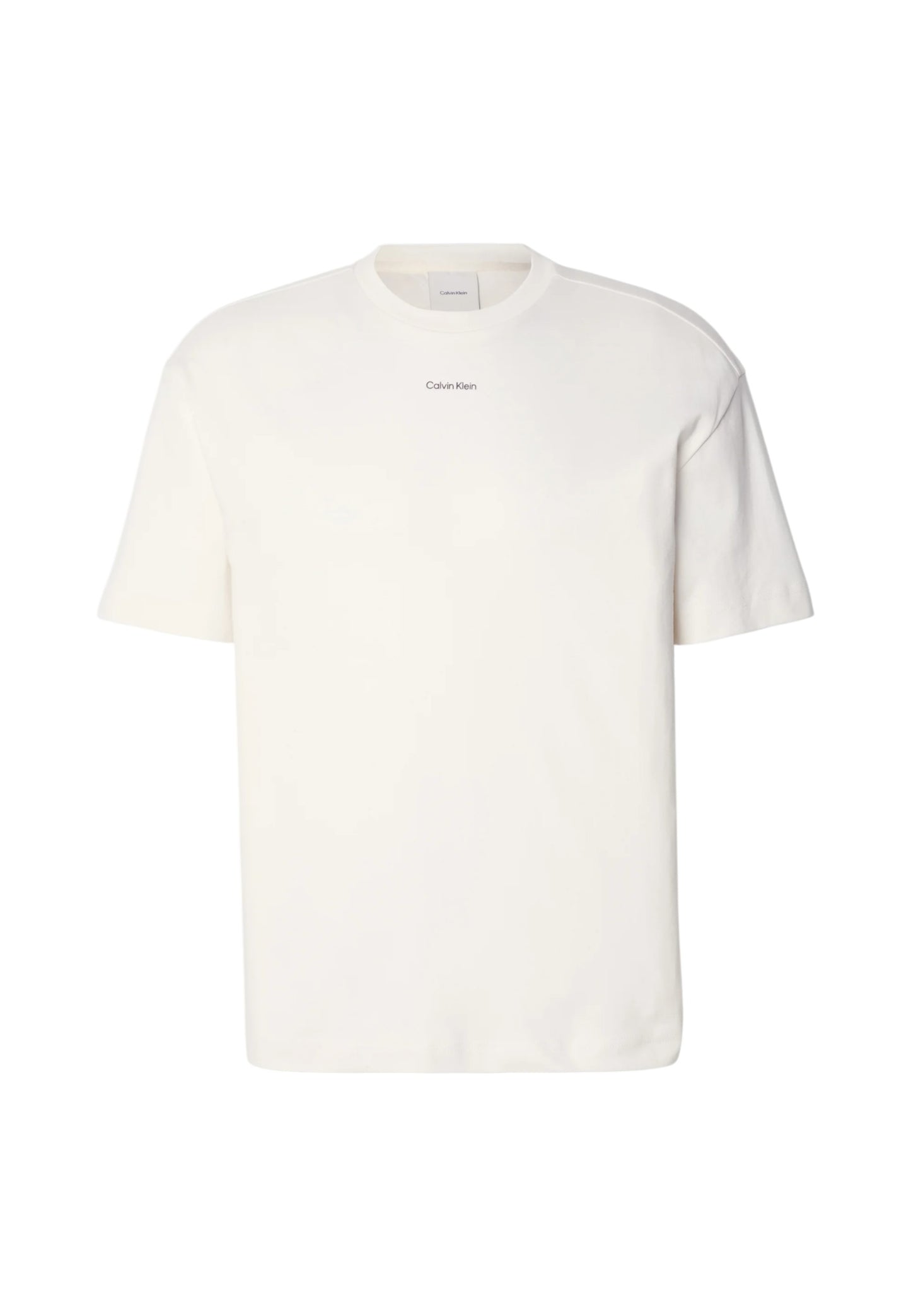 T-Shirt Manica Corta Uomo Calvin klein  Nano Logo Interlock