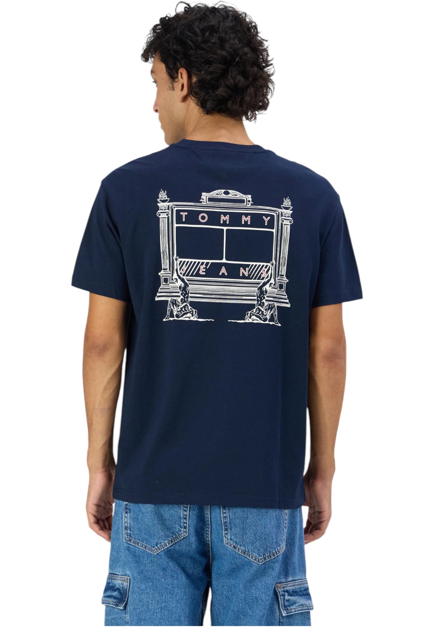 T-Shirt Manica Corta Uomo Tommy Jeans  Tjm Rlx Novelty 1