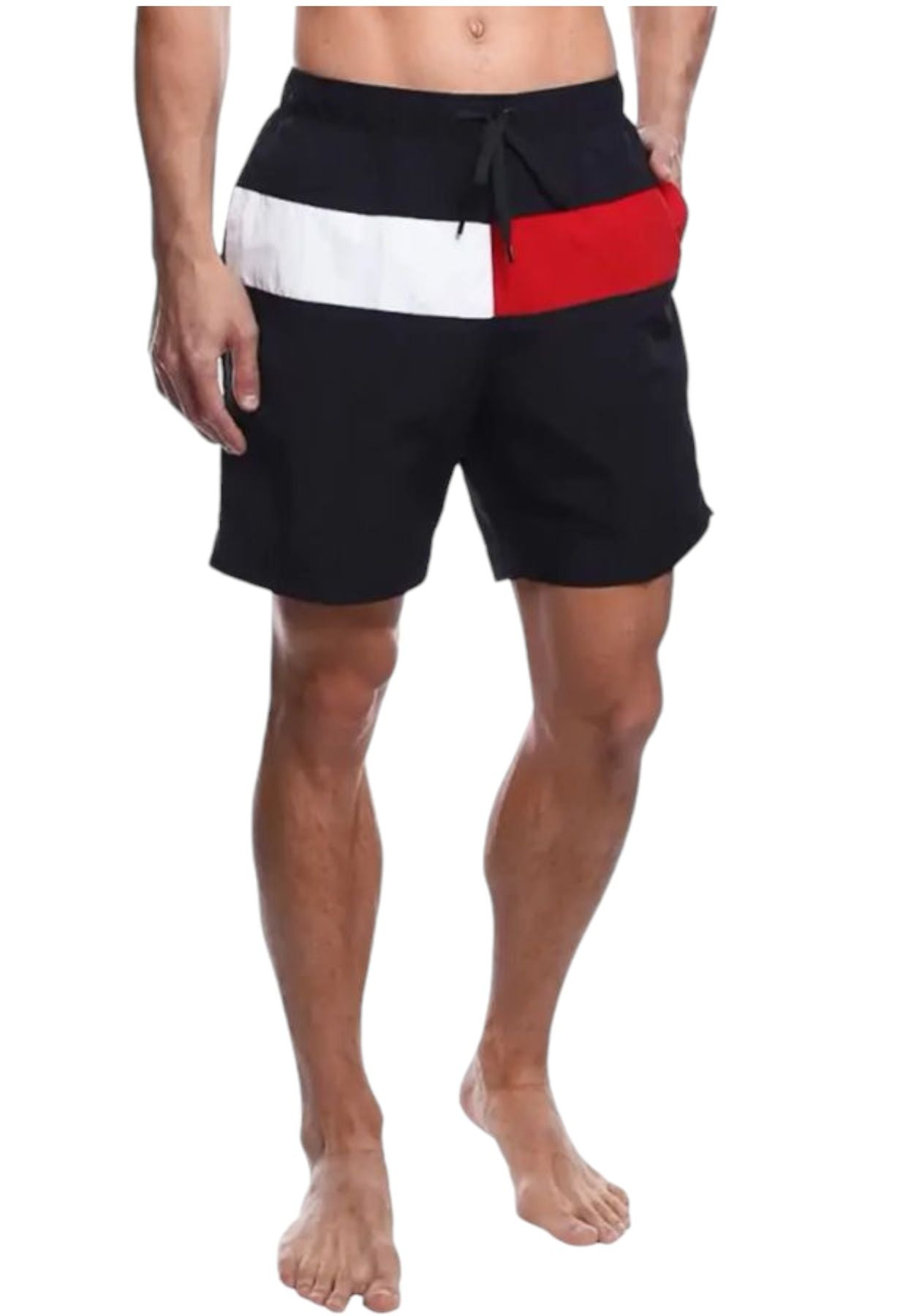 Costume da bagno Short Uomo Tommy Hilfiger Motivo Color Block UM0UM03259
