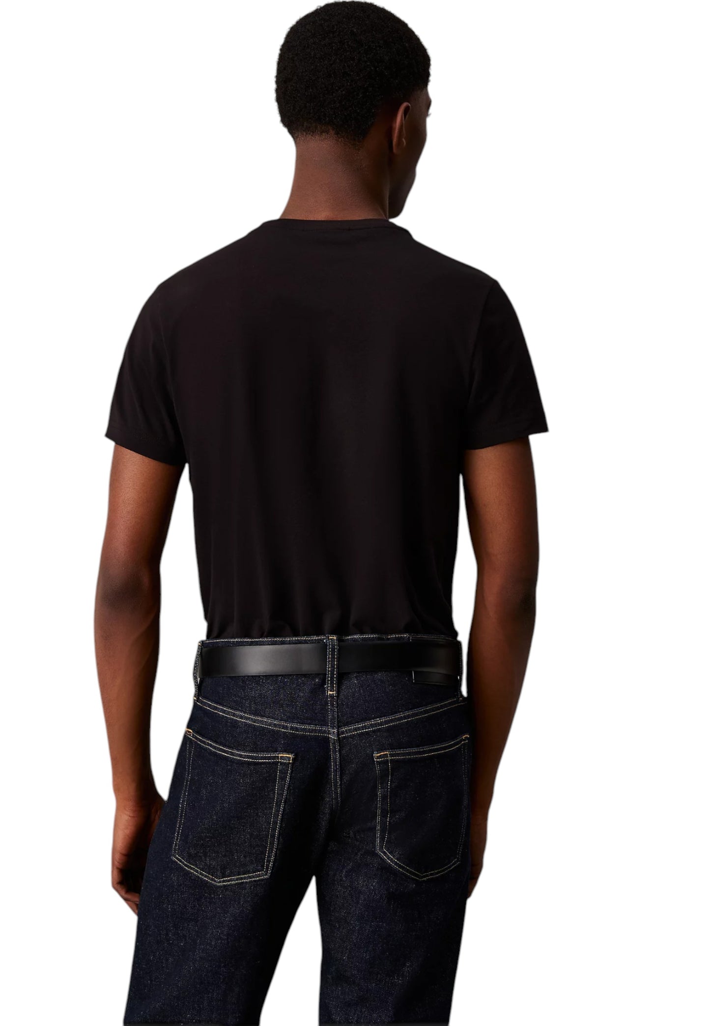 T-Shirt Manica Corta Uomo Calvin klein  Stretch Slim Fit T-S