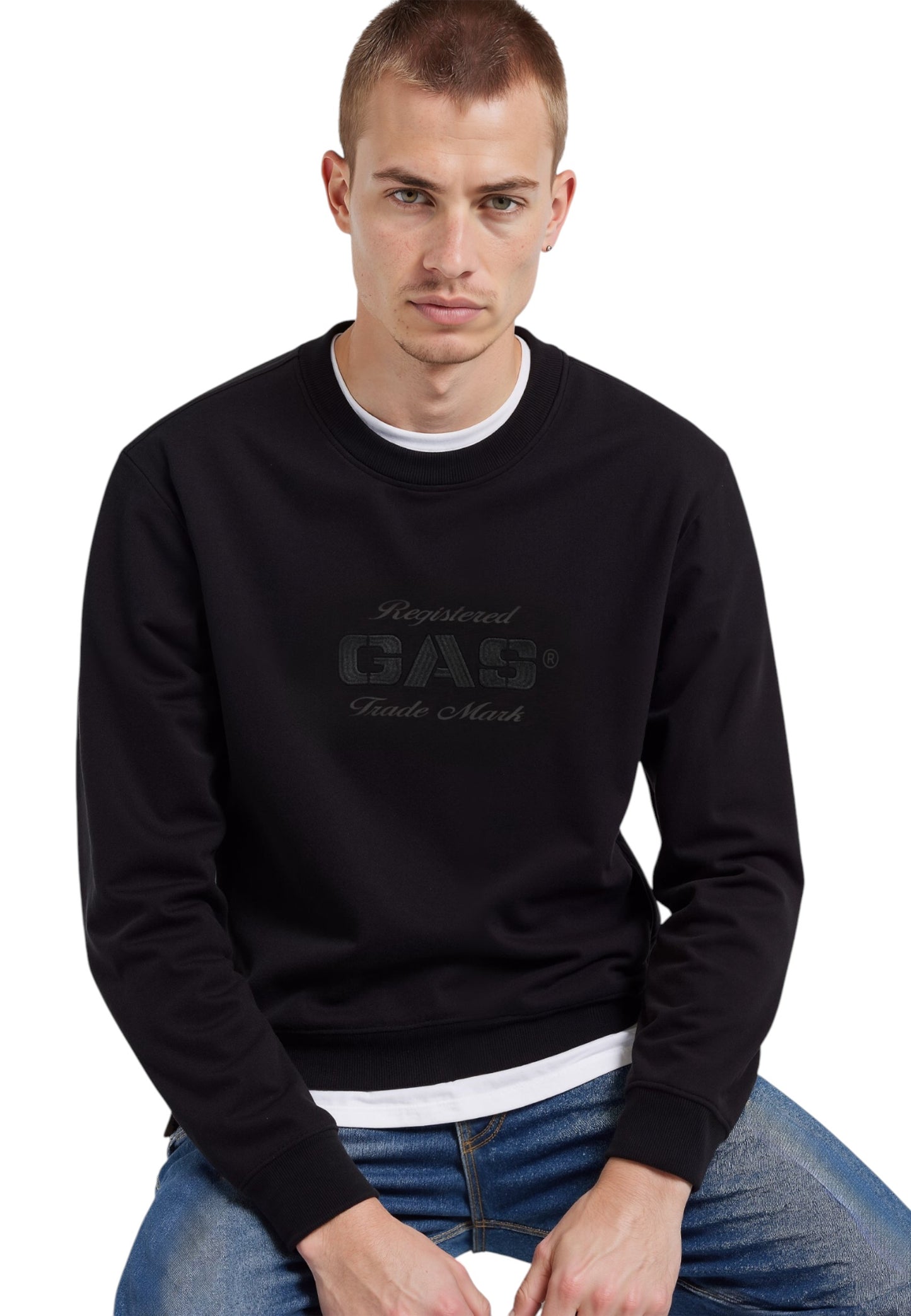 Felpa A Girocollo Uomo Gas  Swen W.Her. 552633183874