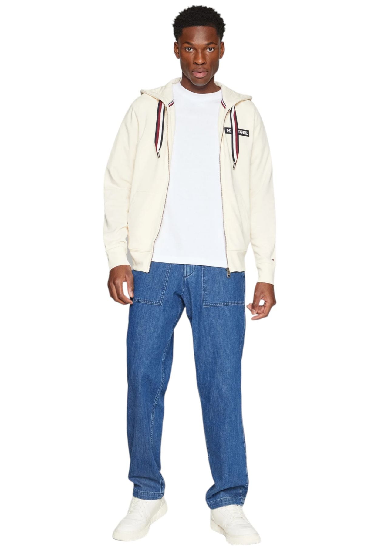 Felpa Con Zip Uomo Tommy Hilfiger MW0MW33658