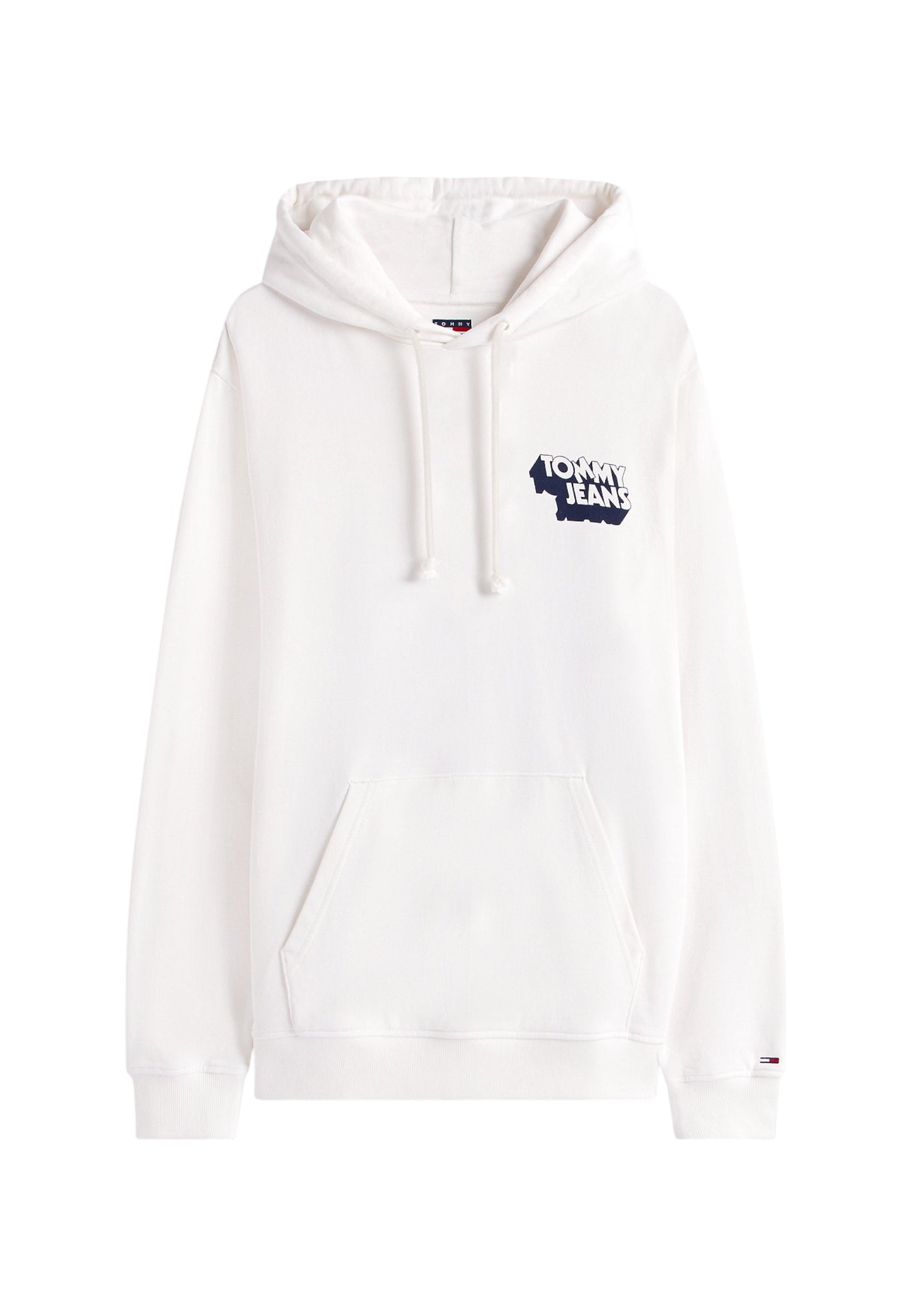 Felpa Con Cappuccio Uomo Tommy Jeans Tjm Stack Back Logo DM0DM21625