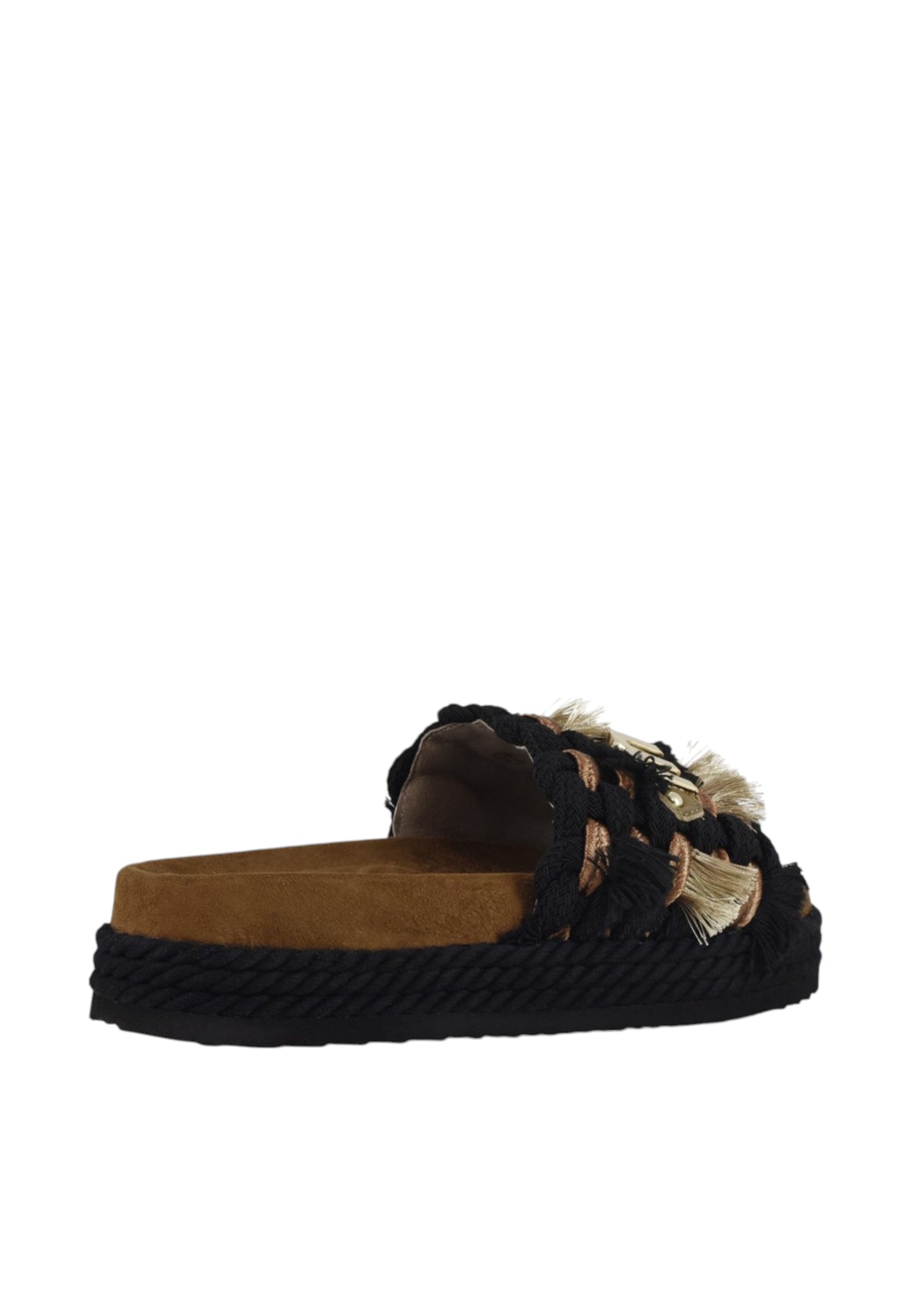 Sandali Donna Mou Monoband rope sandal fringes