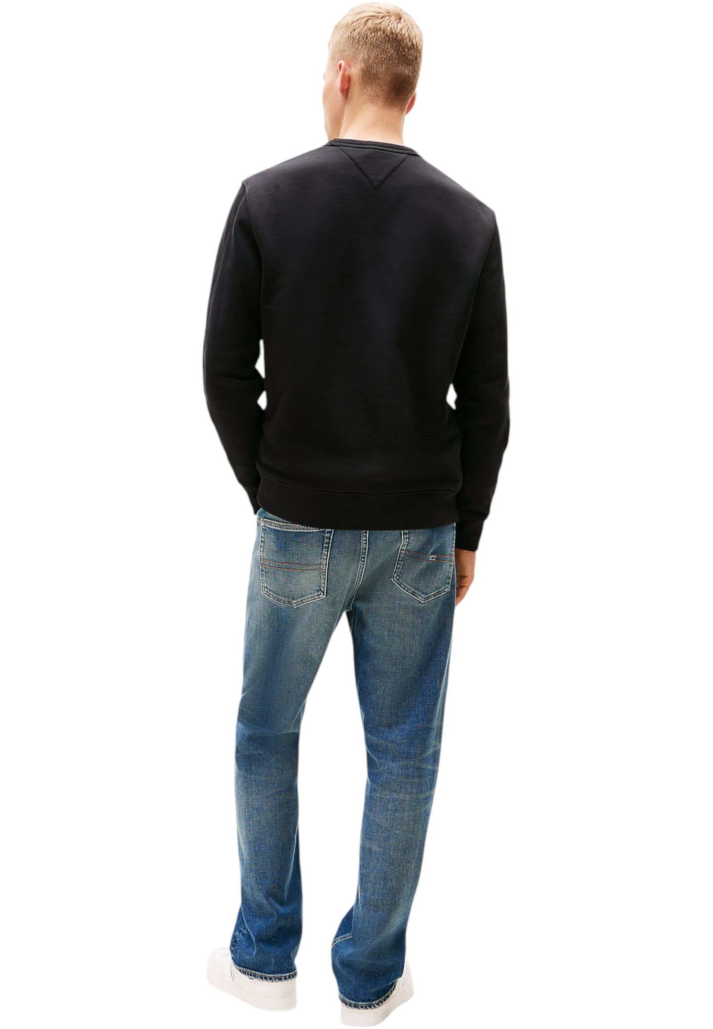 Felpa A Girocollo Uomo Tommy Jeans Tjm Regular Badge DM0DM20660