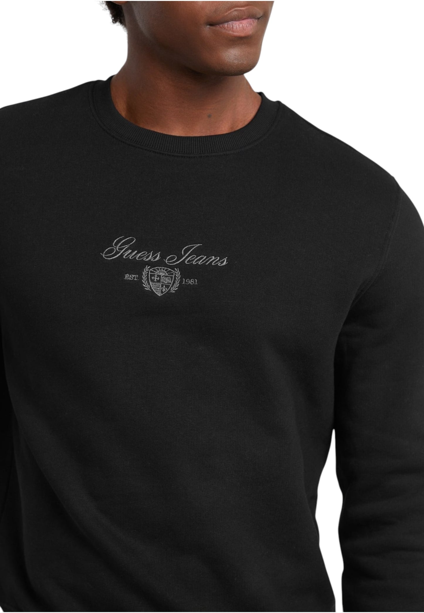 Felpa A Girocollo Uomo Guess Gj Slim Script M5BQ35K9V31