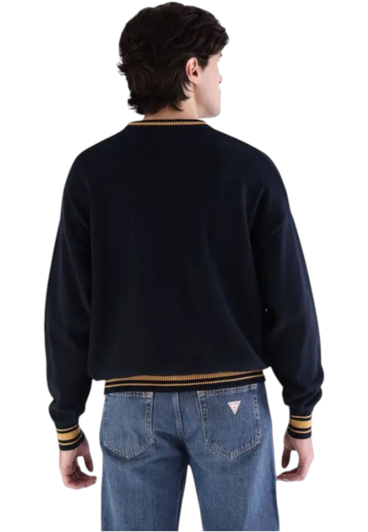 Maglione A Girocollo Uomo Guess Gj G Patch M5YR21Z3HM1