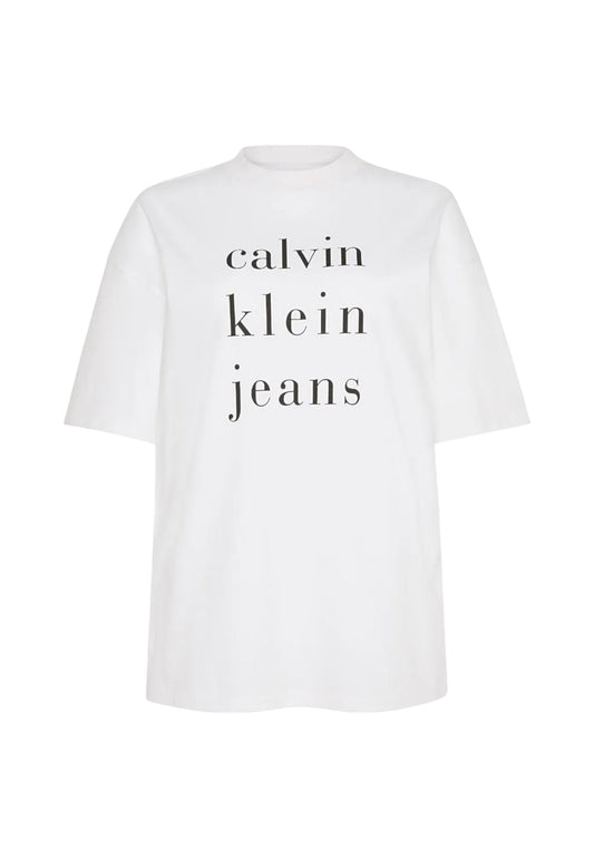 T-Shirt Manica Corta Donna Calvin klein Jeans  Ckj Logo