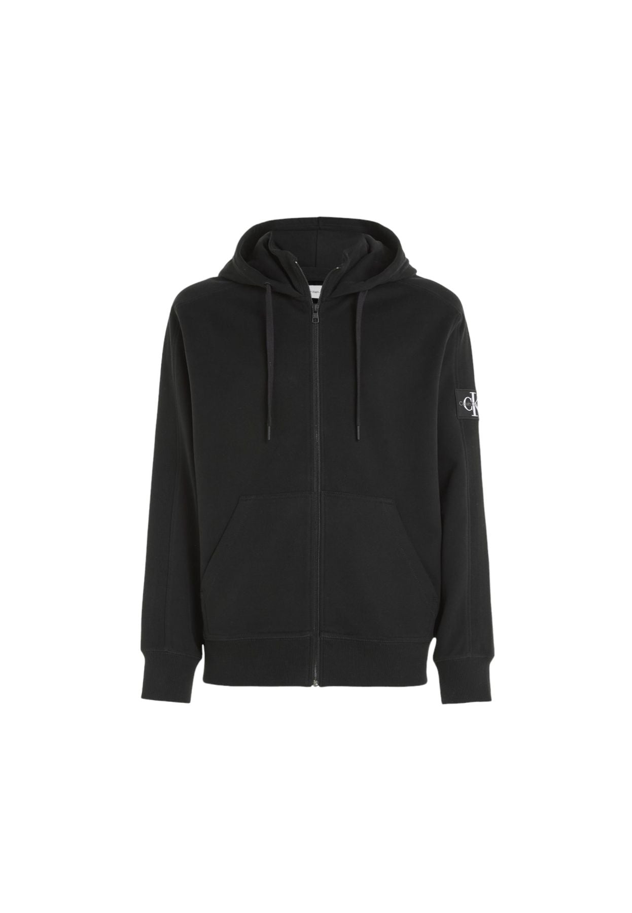 Felpa Con Zip Uomo Calvin klein Jeans Con Cappuccio Badge Hwk J30J324956