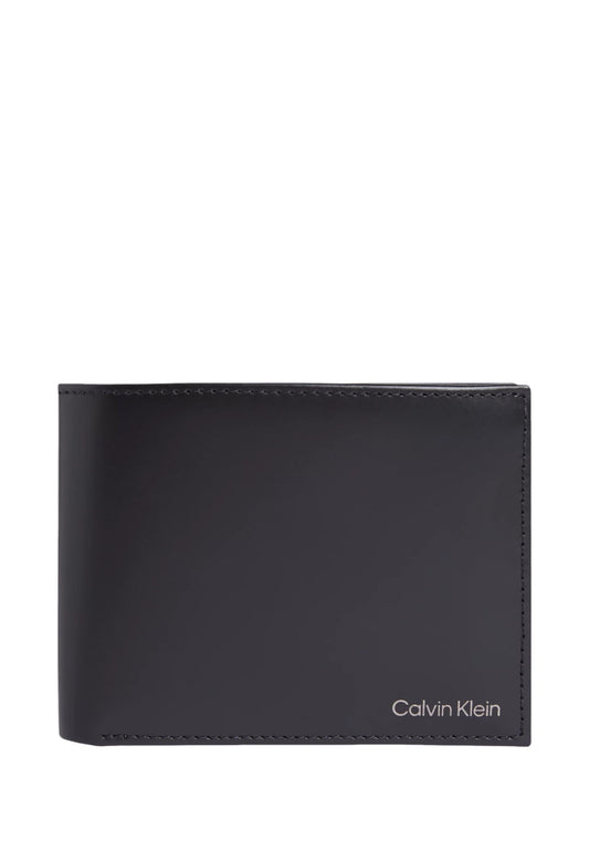 Portafoglio Con Portamonete Uomo Calvin klein Trifold Ck Smooth