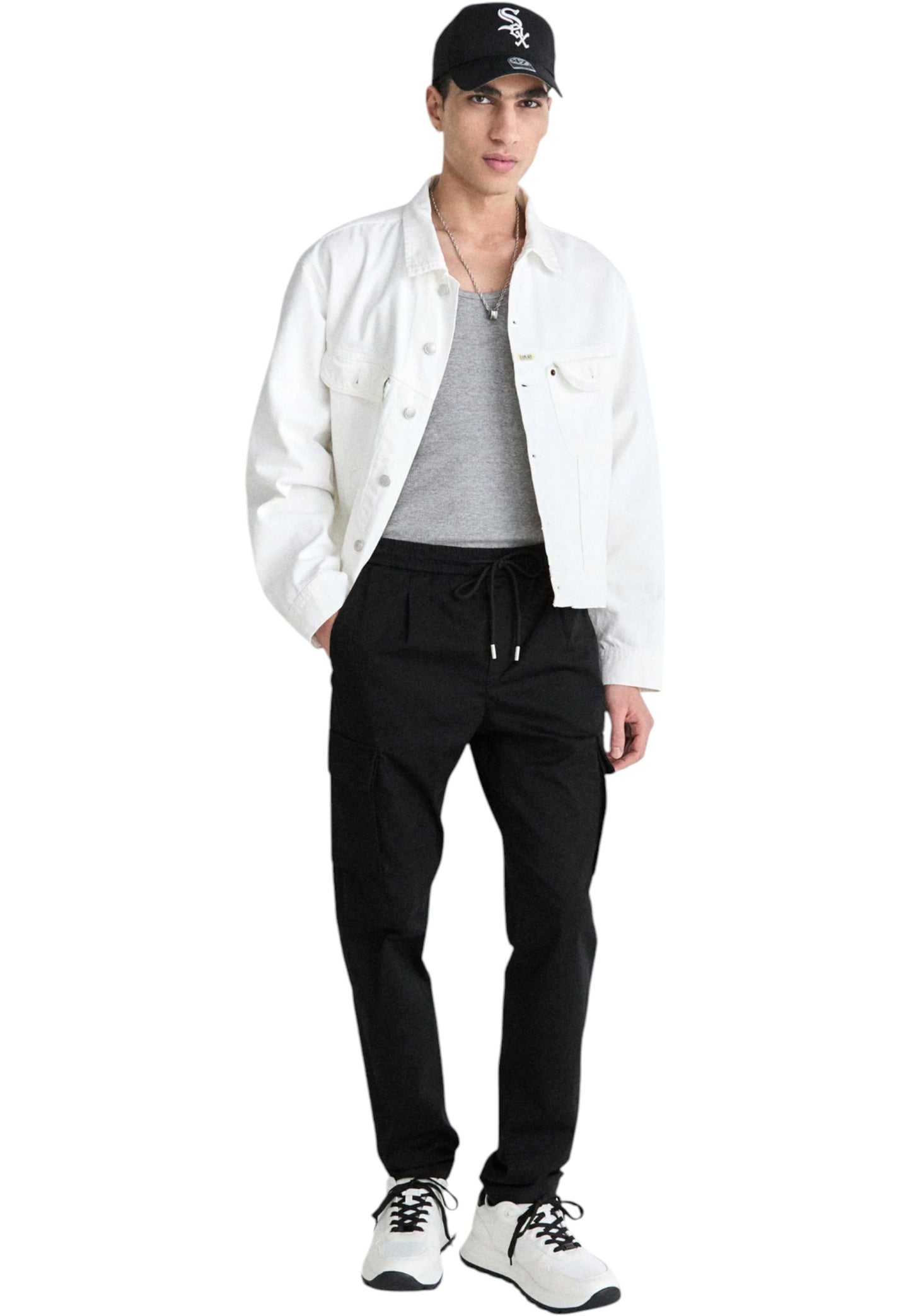 Pantaloni Cargo Uomo Replay In Twill