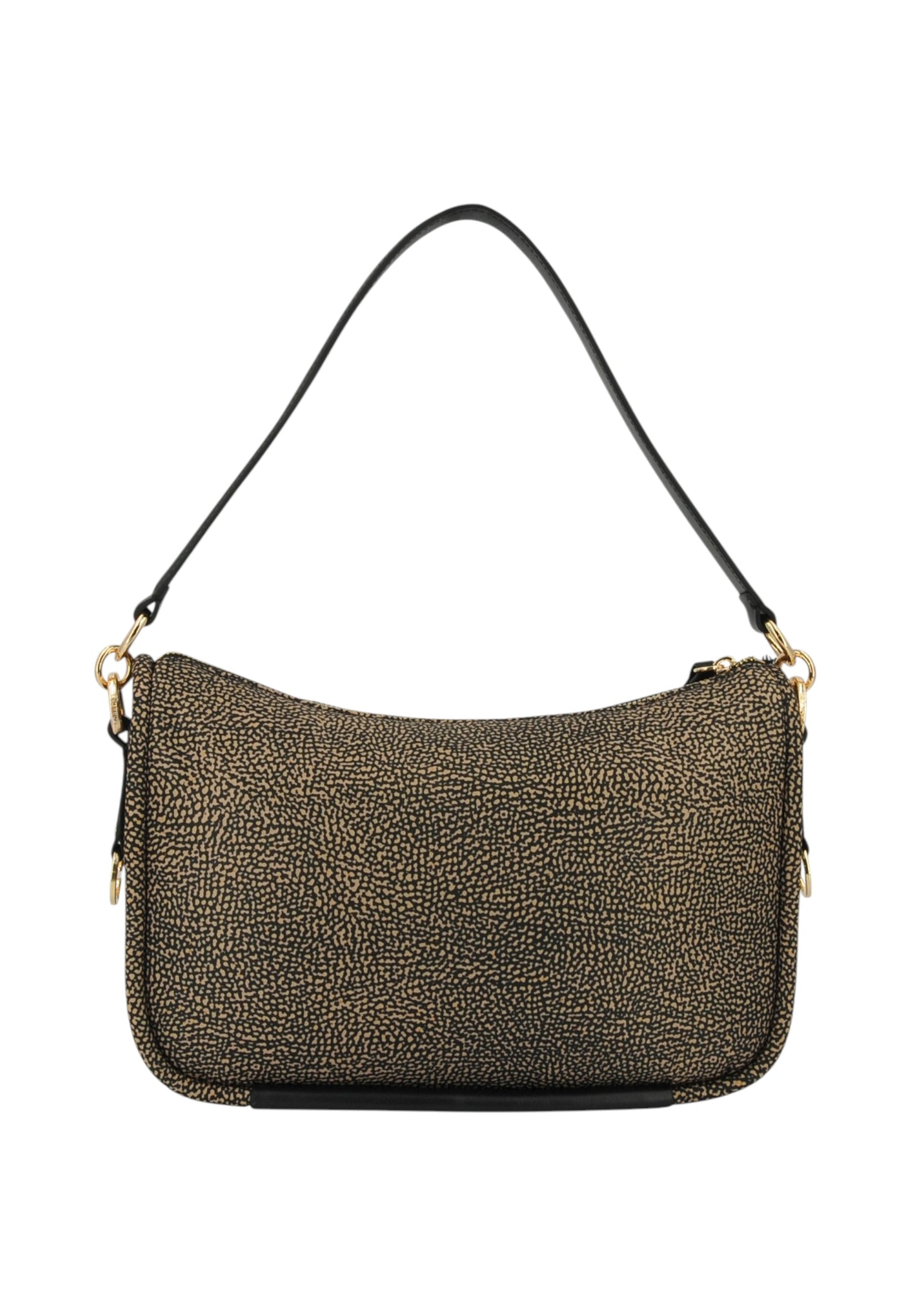 Borsa A Spalla Donna Borbonese Hobo Medium Con Tracolla Cahier 91010118I15