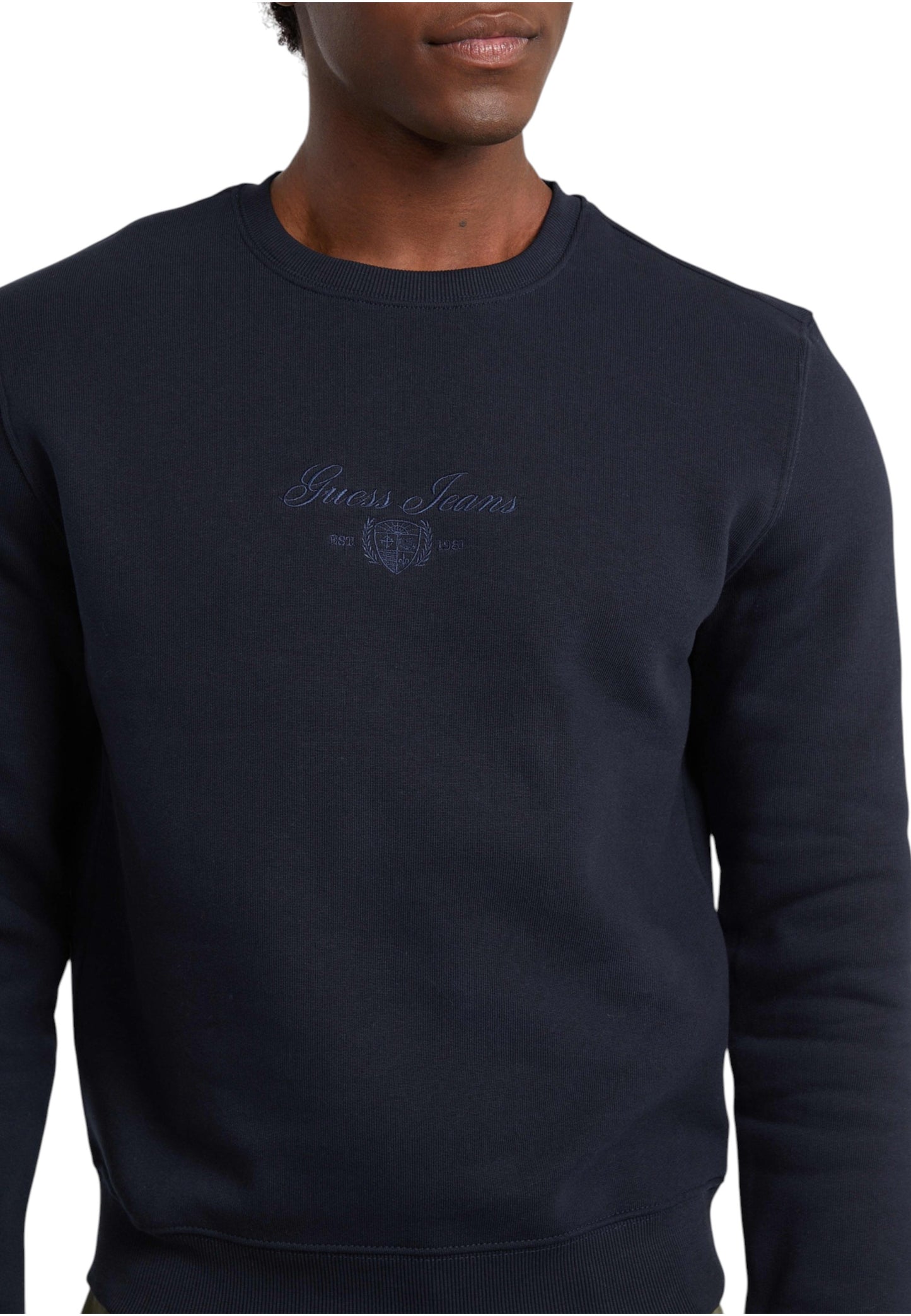 Felpa A Girocollo Uomo Guess Gj Slim Script M5BQ35K9V31