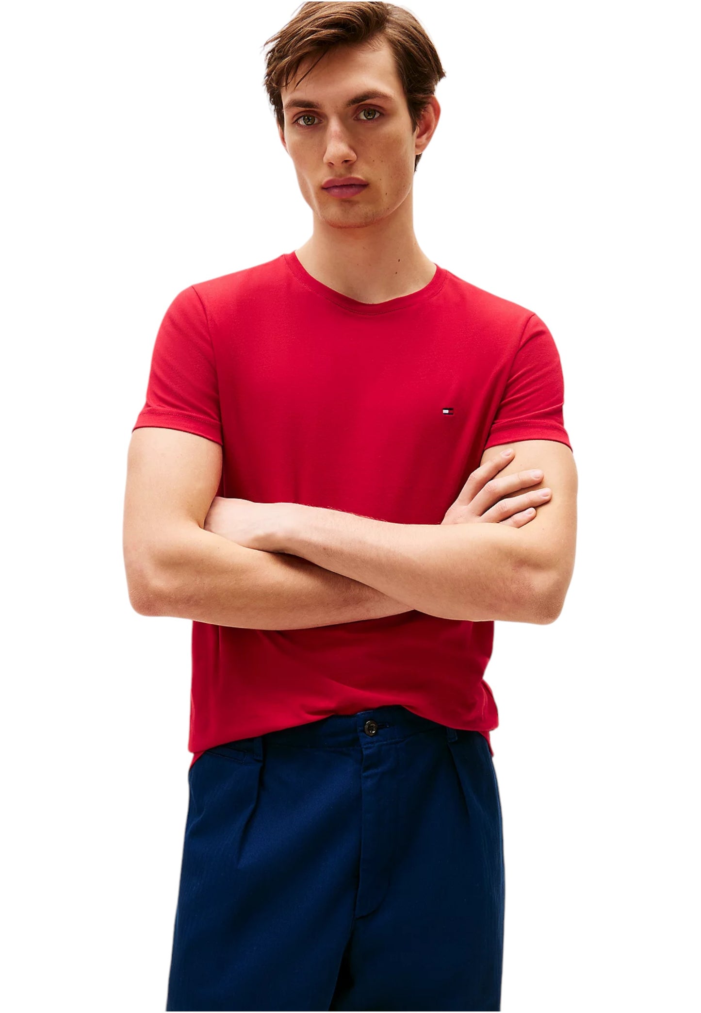 T-Shirt Manica Corta Uomo Tommy Hilfiger  Stretch Slim Fit